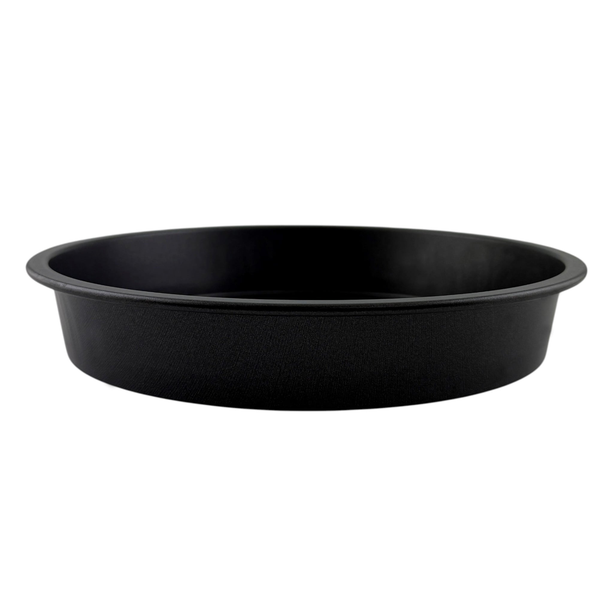 Time-Saving 9" x 9" Round Nonstick Steel Cake Pan, Dark Gray - Innovative Kitchen Helper for Modern Cooking Detail