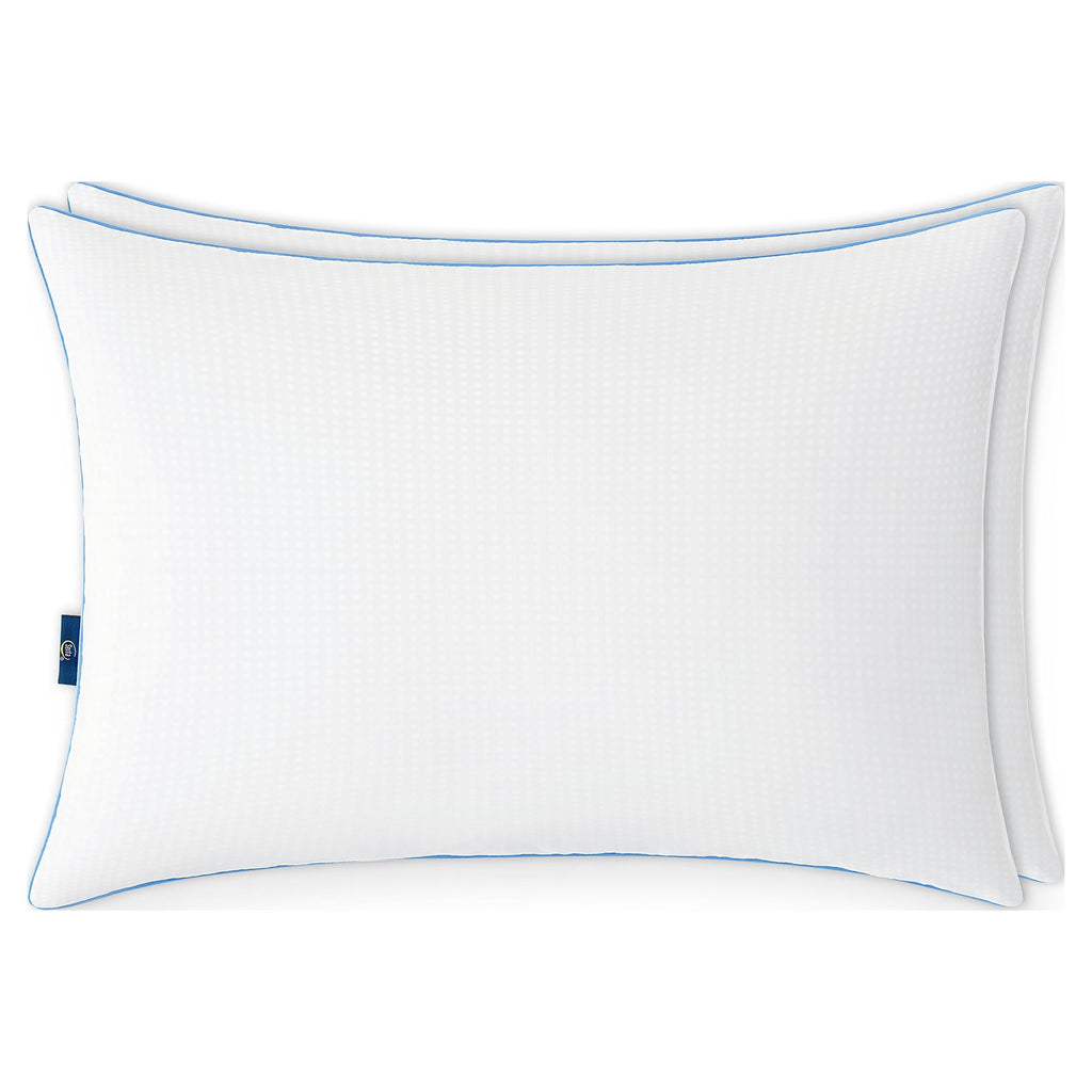 Orthopedic Support Cool Nites Bed Pillow, Standard/Queen, 2 Pack - Hotel Quality Plush Sleeping Pillows Detail
