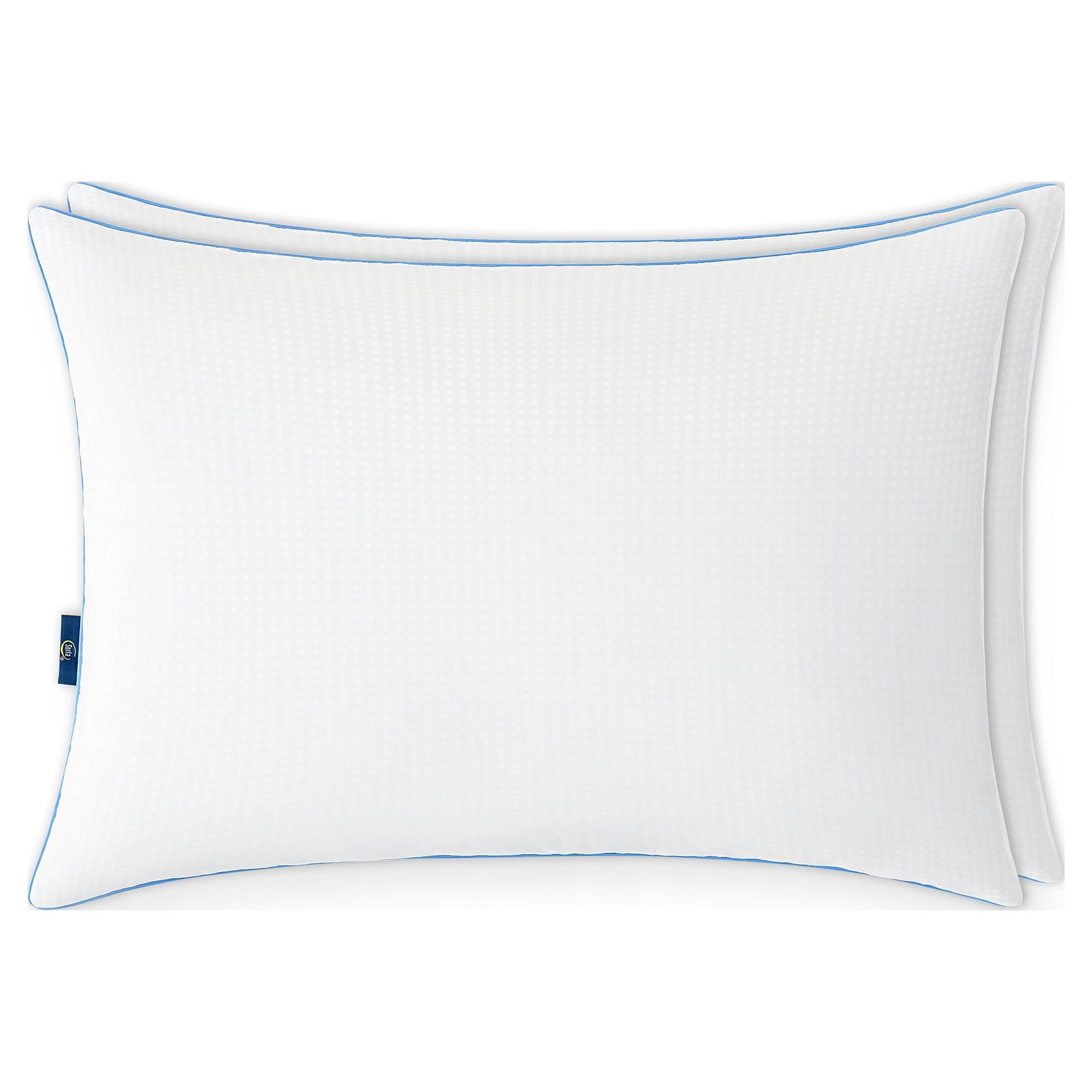 Orthopedic Support Cool Nites Bed Pillow, Standard/Queen, 2 Pack - Hotel Quality Plush Sleeping Pillows Detail