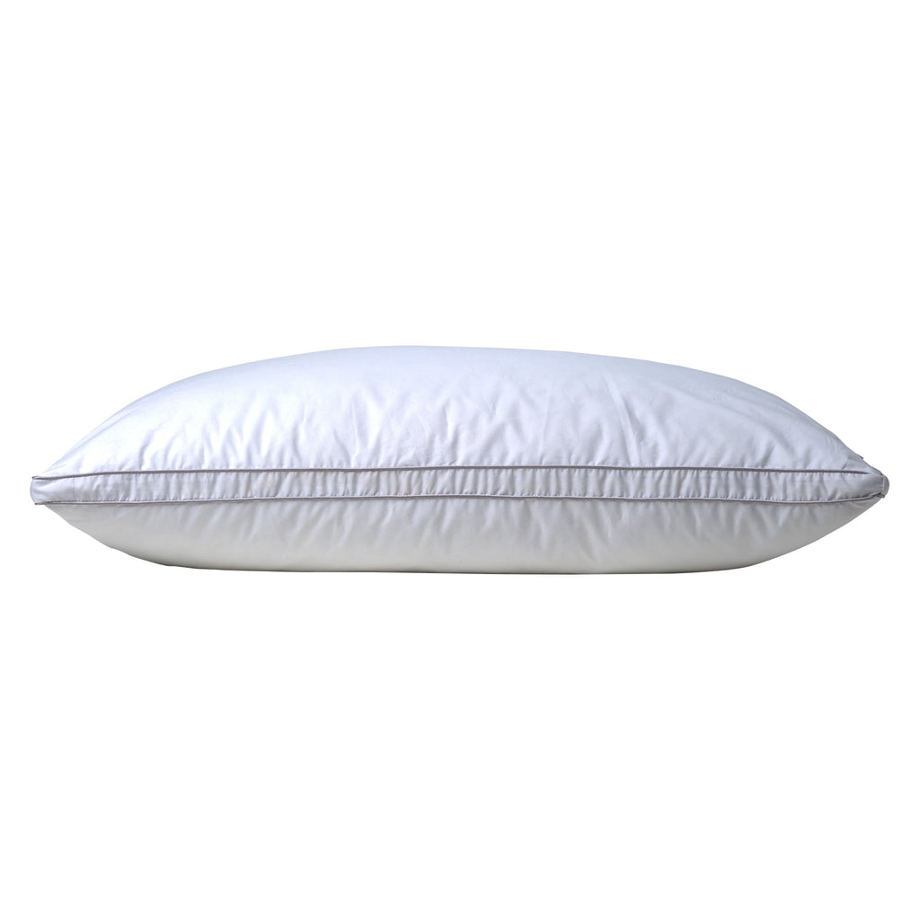 Fluffy Shredded Linen Premium Goose Down Feather Pillow for Bed, Soft & Supportive, Standard Size, White - Hotel Quality Plush Sleeping Pillows Detail