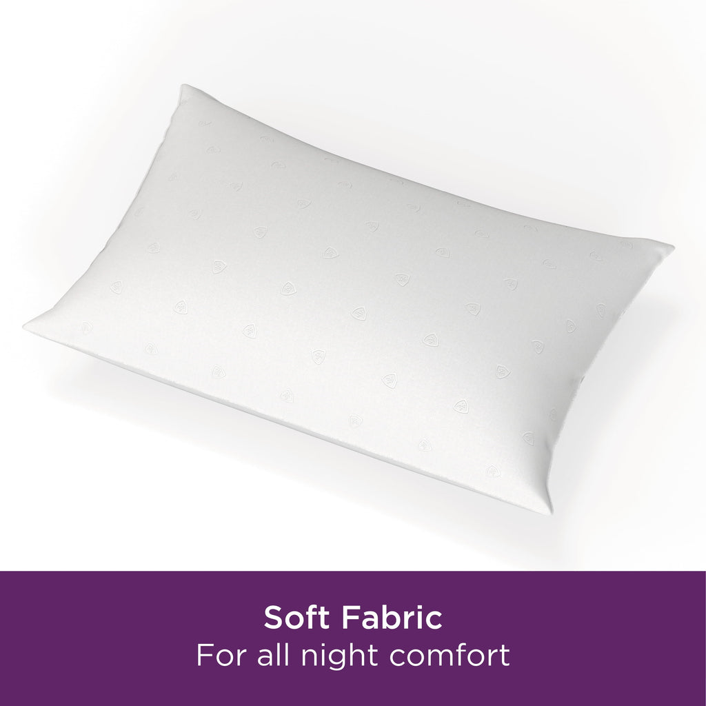 Hotel Collection Bed Pillows, Standard/Queen (2 Count) - Ergonomic Memory Foam Pillow for Neck Pain Support Detail