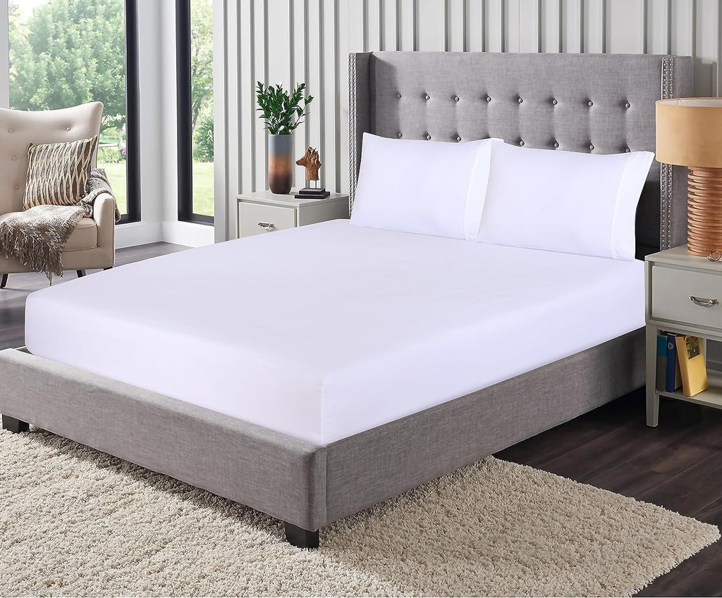 Ultra-Soft Set - Luxurious Silky Soft Microfiber Bedding - Cozy & Comfy - 15 inch Deep Pocket (Fits up to 17") Hotel Bed - 4 Pcs... - Luxury Bed Sheet Set with Deep Pockets Detail