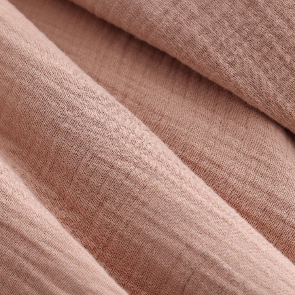 Super Soft Flannel Gauze Reverse to Cozy Knit Super Soft Throw Blanket, Oversized, Antique Blush - Luxury Knitted Decorative Throw Blanket with Fringes Detail