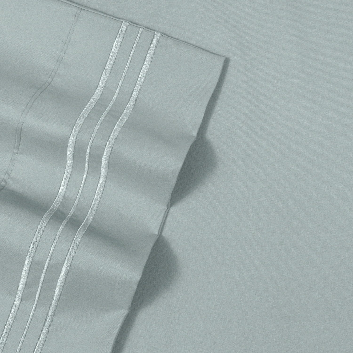 Premium Egyptian Cotton 1800 Series Classic 4-Piece 1800 Thread Count 100 GSM Bed Sheet, Queen - Cooling Hotel Quality Bedding Sheets and Pillowcases Detail
