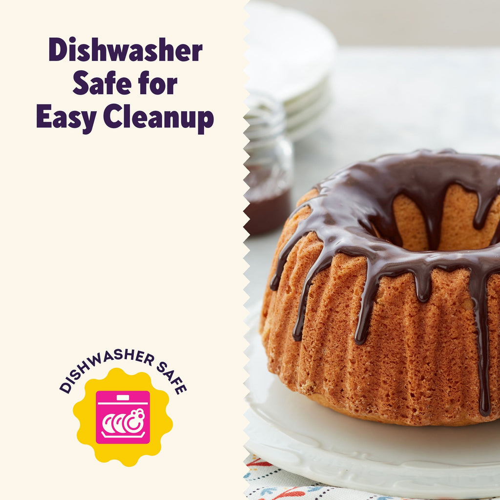 Innovative Everyday Non-Stick Bundt Cake Pan 6" Fluted Tube Baking Pan, Packaging May Vary - Premium Stainless Steel Garlic Presser & Peeler Detail