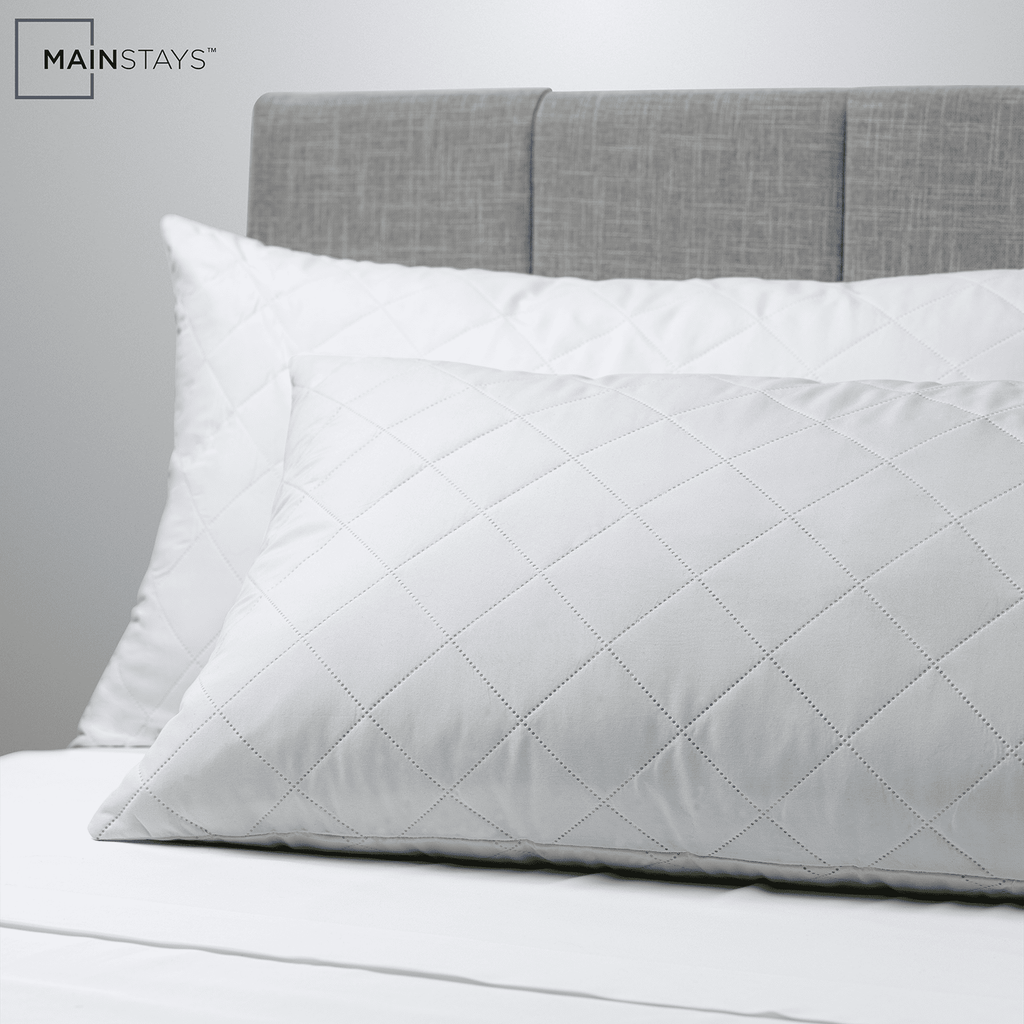 Fluffy Shredded Memory Foam Cluster Bed Pillow, Standard Queen - Hotel Quality Plush Sleeping Pillows Detail