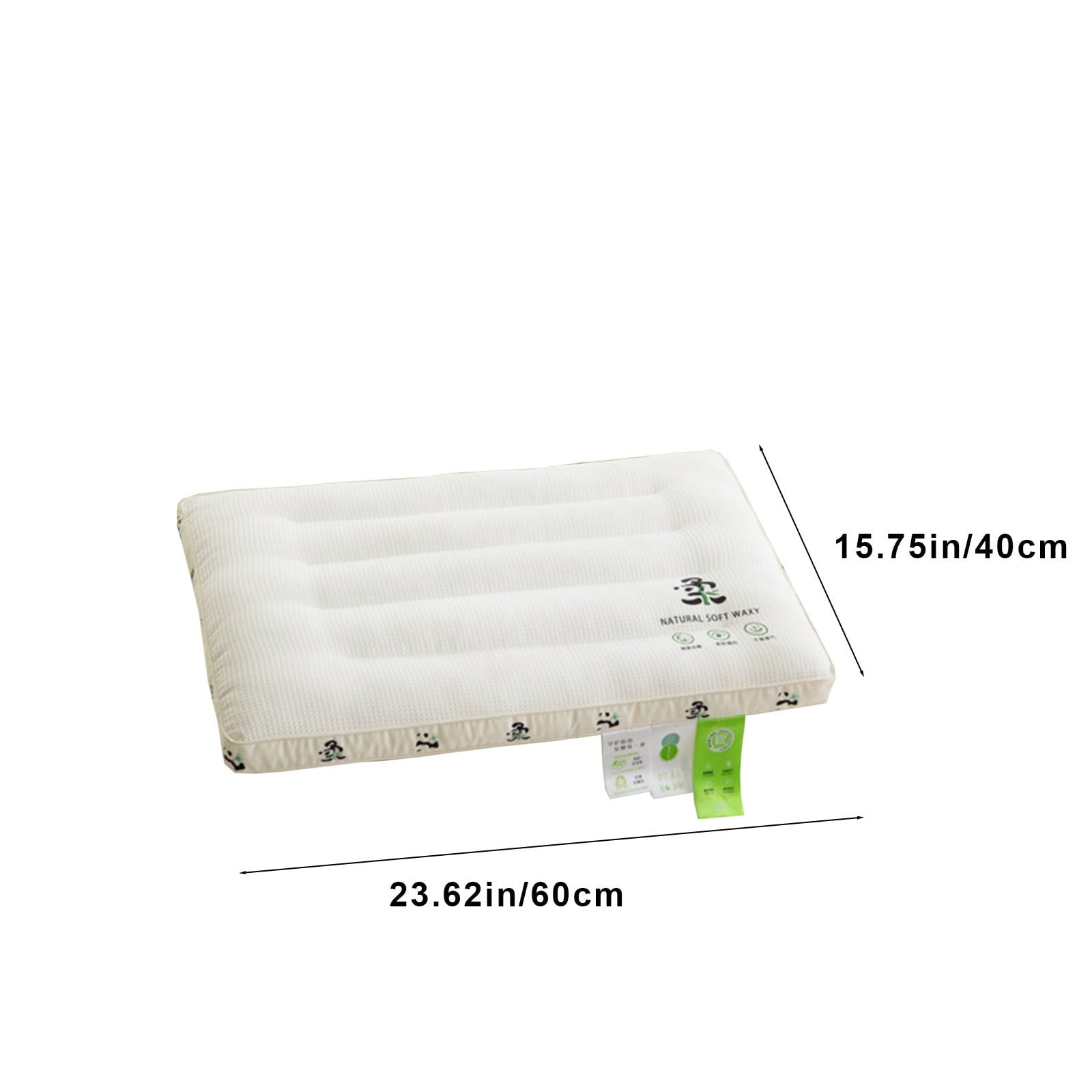 Decorative Plump Ultra Thin Flat Pillows for Sleeping Standard Size, 2.5 Inch Slim Flat Pillow for Stomach, Back or Side Sleepers, Ext... - Orthopedic Shredded Foam Bed Pillow Set Detail