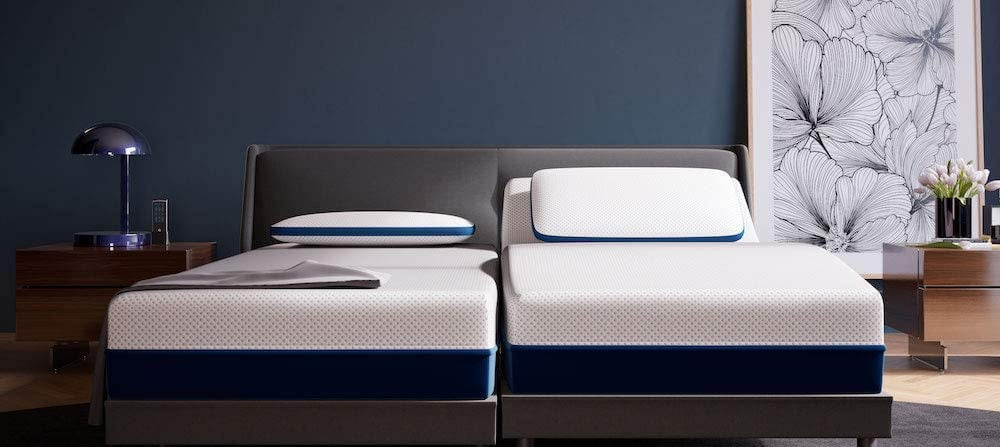 Wrinkle-Resistant Split-California King Bed Sheet Set (5-Pieces) Adjustable Bed Sheets - 800 Thread Count 100% Egyptian Cotton - 15" De... - Luxury Bed Sheet Set with Deep Pockets Detail