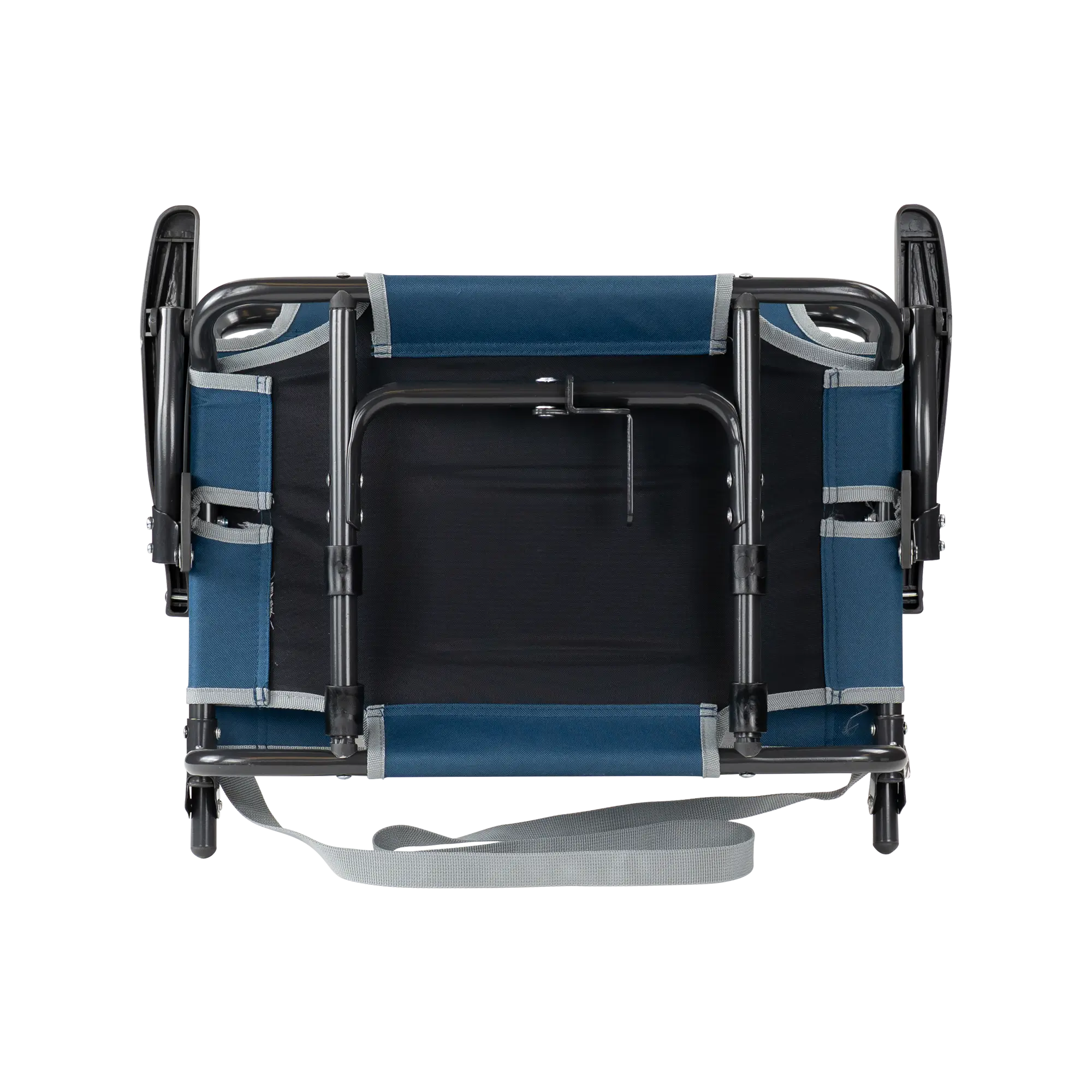 Secure-Hook Big Comfort Stadium Chair with Armrests - Choice 465 - Grandstand Cushion Seat with Secure Under-Bench Hooks Detail