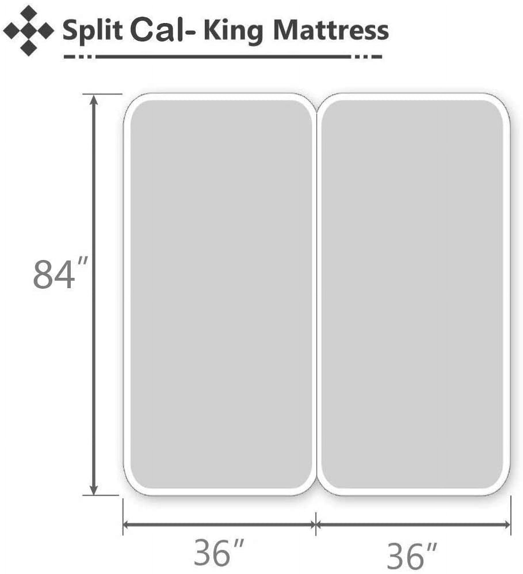 Wrinkle-Resistant Split-California King Bed Sheet Set (5-Pieces) Adjustable Bed Sheets - 800 Thread Count 100% Egyptian Cotton - 15" De... - Luxury Bed Sheet Set with Deep Pockets Detail