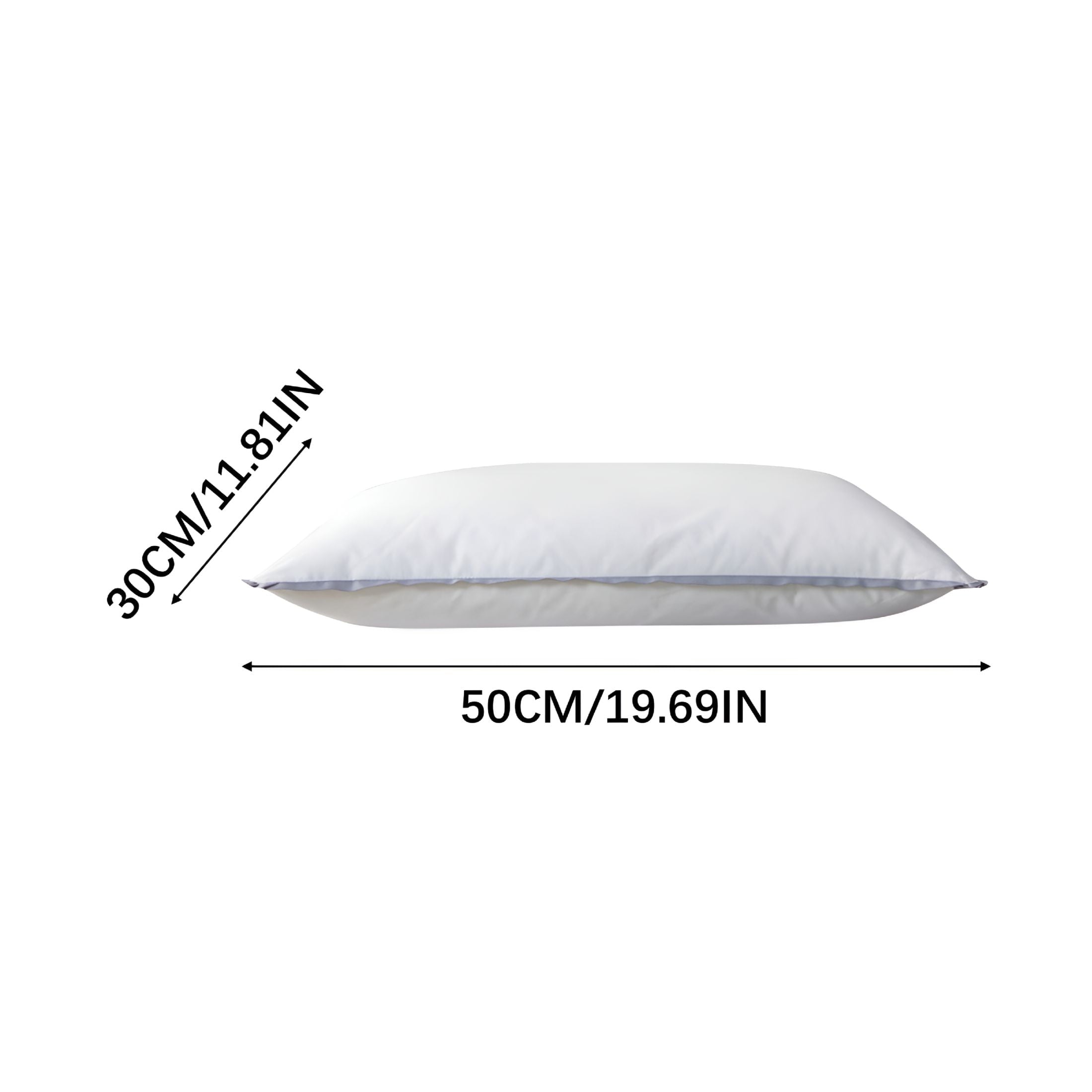 Hotel Collection Flat Soft Thin Pillows Queen Size Bed Pillow Hotel Pillows with Down Alternative Fill for Side Back Stomach Sleepers,... - Ergonomic Memory Foam Pillow for Neck Pain Support Detail
