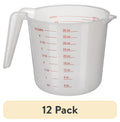Premium Kitchen (12 pack) 4 Cup PP Plastic Measuring Cup, 32 oz, Clear - Kitchen Gadget Tool for Quick Food Prep - Default Title