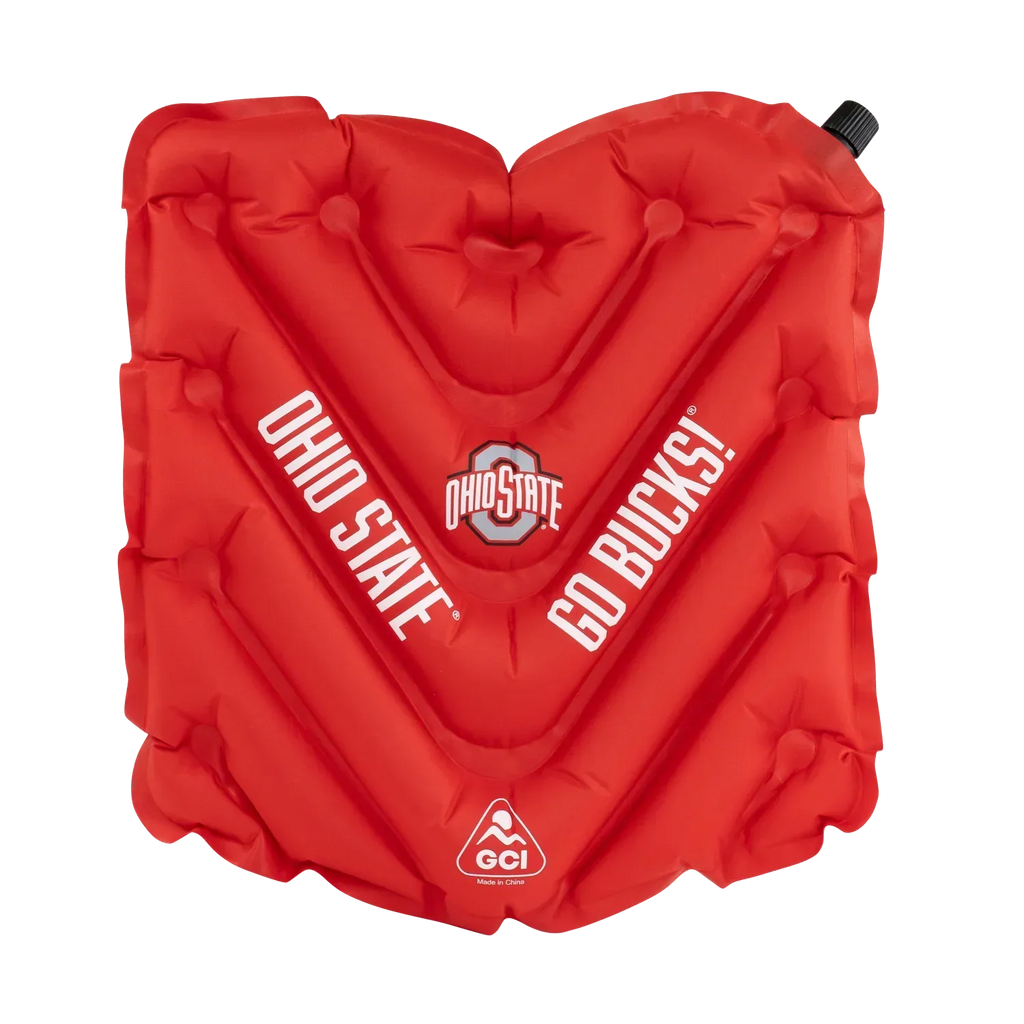 Compact Cushion College V Seat Inflatable Stadium Cushion - Ohio State Buckeyes - Choice 778 - Ergonomic Portable Stadium Seat for Sports Events - Default Title