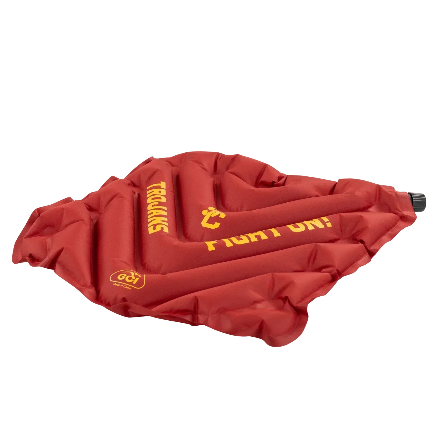 Secure-Hook College V Seat Inflatable Stadium Cushion - USC Trojans - Choice 523 - Ergonomic Portable Stadium Seat for Sports Events Detail
