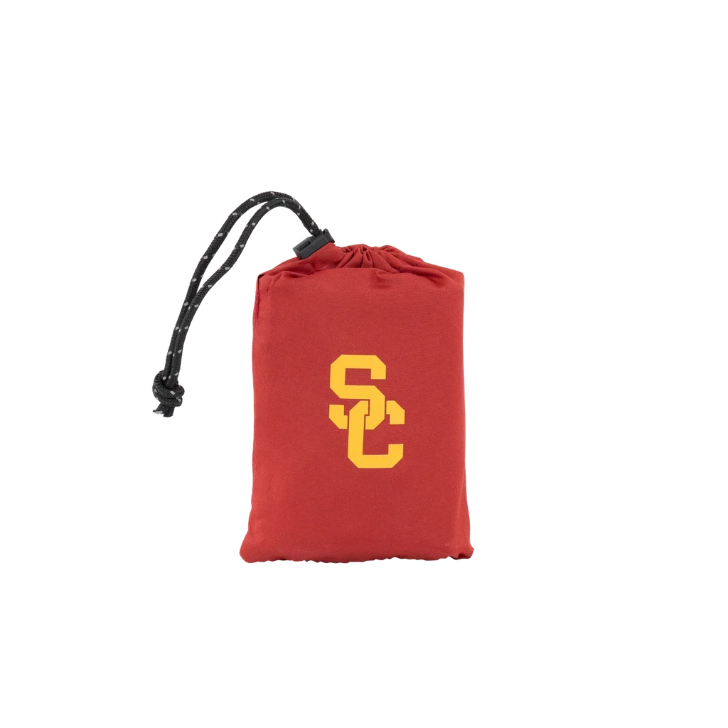 Secure-Hook College V Seat Inflatable Stadium Cushion - USC Trojans - Choice 523 - Ergonomic Portable Stadium Seat for Sports Events Detail