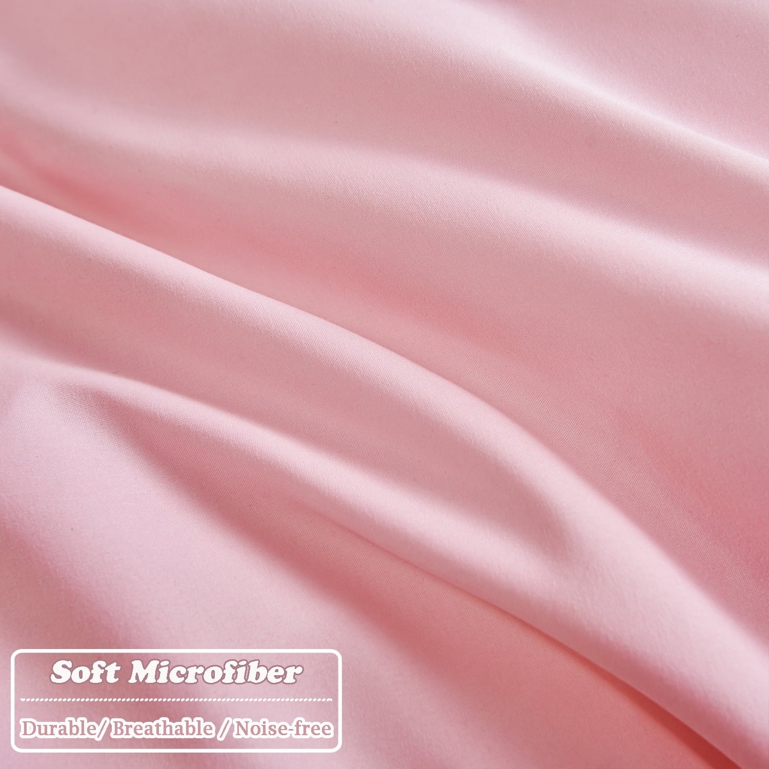 Hypoallergenic Cloud Pink Full Size Comforter Set Pom Fringe 3 Pcs Boho Chic Cute Ball Pom Blush Bedding Set Cali Soft Lightweight Solid B... - Hypoallergenic Ultra-Fluffy Quilt for Winter Detail