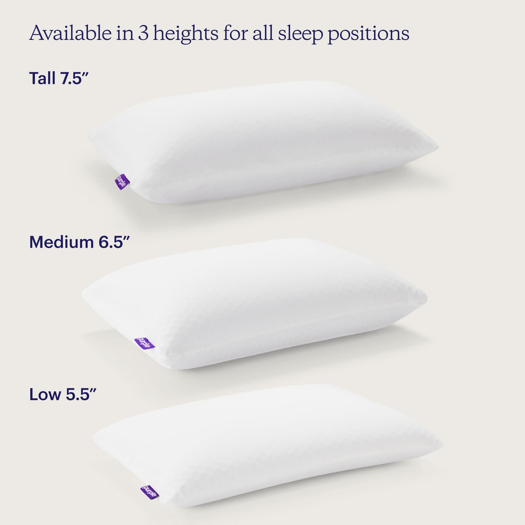 Decorative Plump Harmony Pillow Standard, Tall - 360º Grid Hex Technology, Hypoallergenic - Hotel Quality Plush Sleeping Pillows Detail
