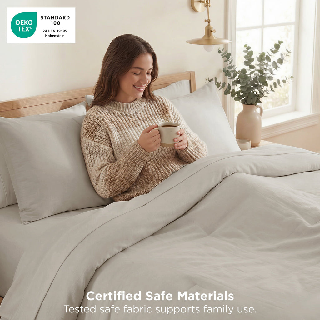 Fluffy Down Alternative 3 Pieces Queen Comforter Bedding Set, Beige Bed Comforter Set for All Seasons, 1 Lightweight Prewashed Comforter and ... - Hypoallergenic Ultra-Fluffy Quilt for Winter Detail