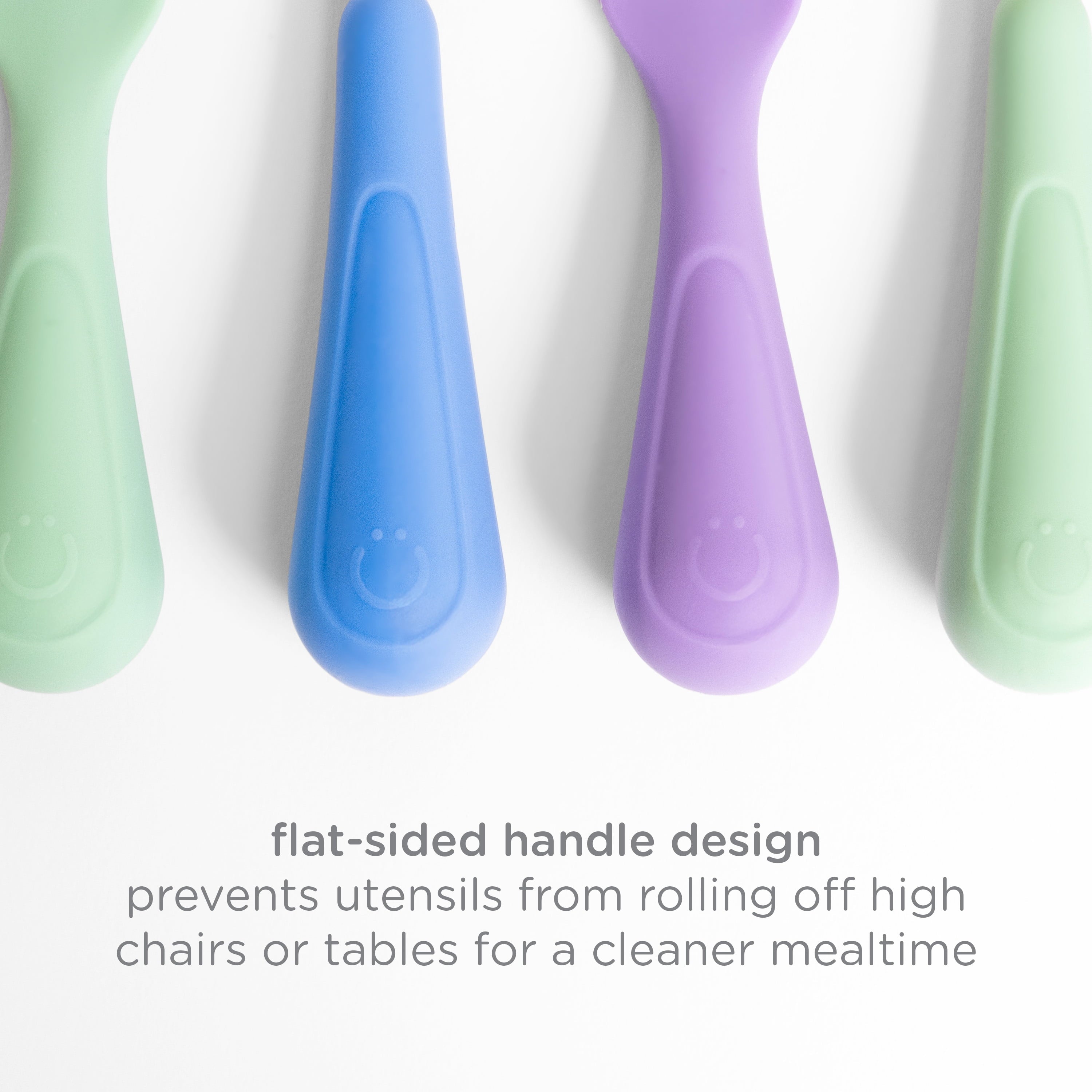 High-Precision Silicone Toddler Training Spoons, Baby, Silicone Flatware Sets, 3 Pack - Heavy Duty Stainless Steel Kitchen Shears Detail