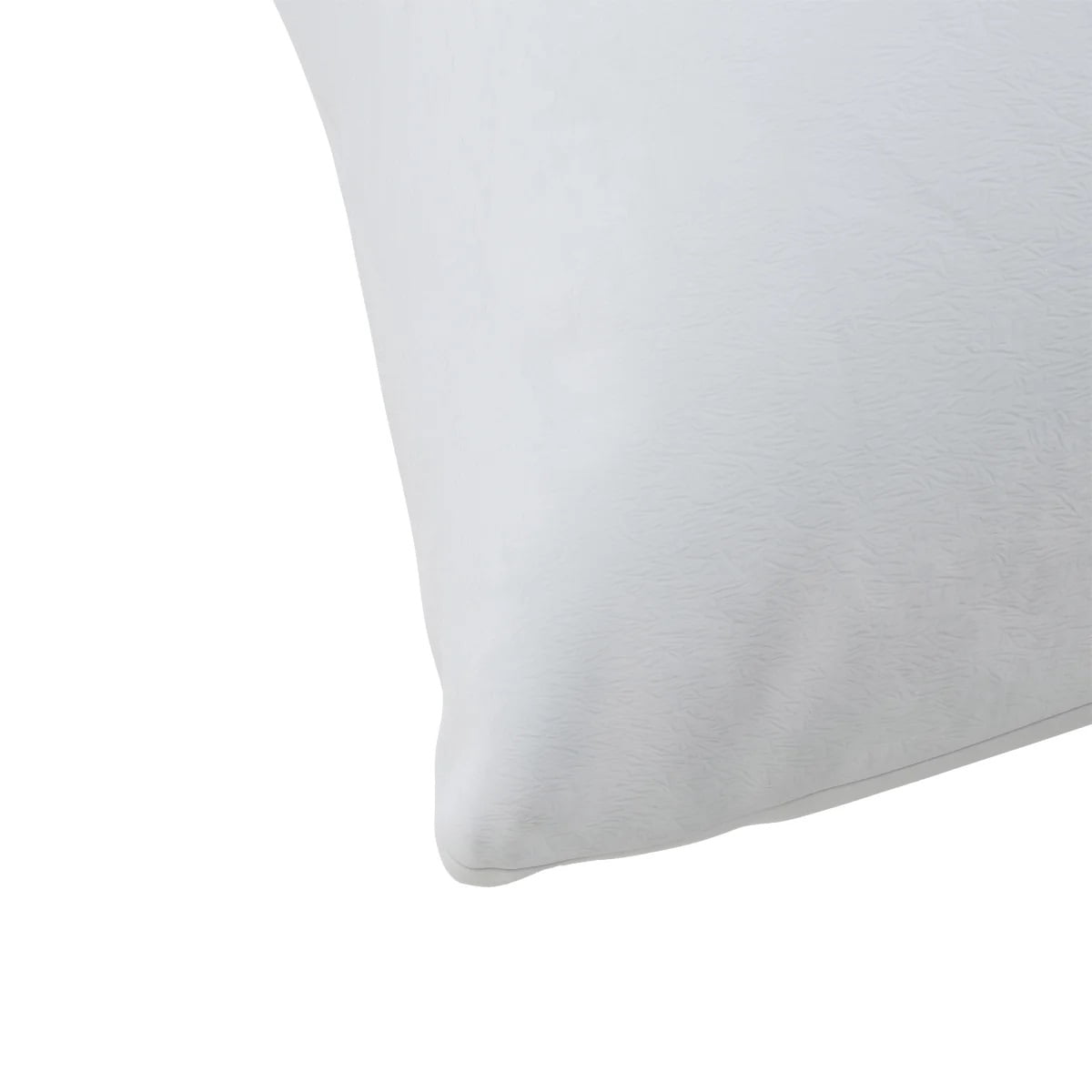 Ergonomic Memory Foam Huggable Support Bed Pillow, Standard- Soft Velvety Cover, Squishable Comfort (2 Count) - Decorative Throw Pillow Cushion for Sofa & Bed Detail