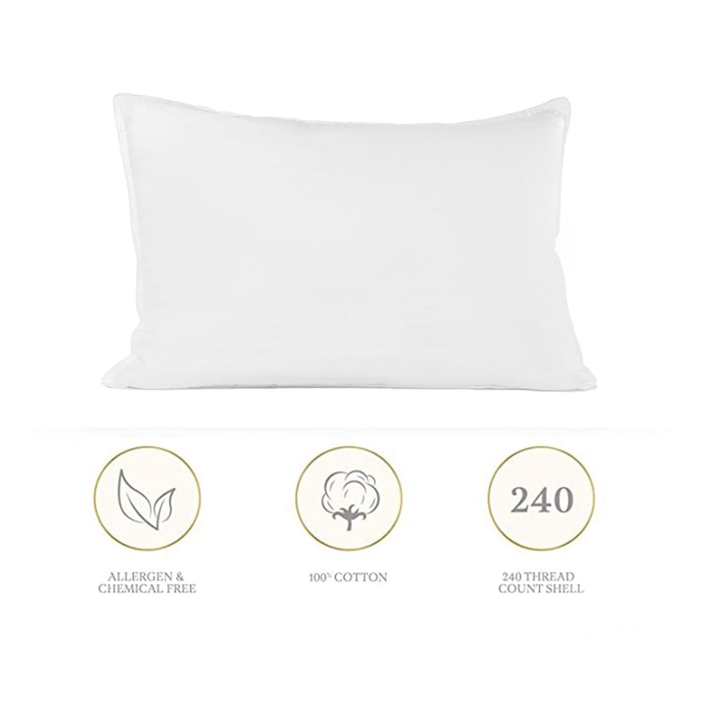 Decorative Plump Pillows Standard Size Set of 2, Bed Pillows for Sleeping, Standard Pillows 2 Pack for Back, Stomach or Side Sleepers,... - Ergonomic Memory Foam Pillow for Neck Pain Support Detail