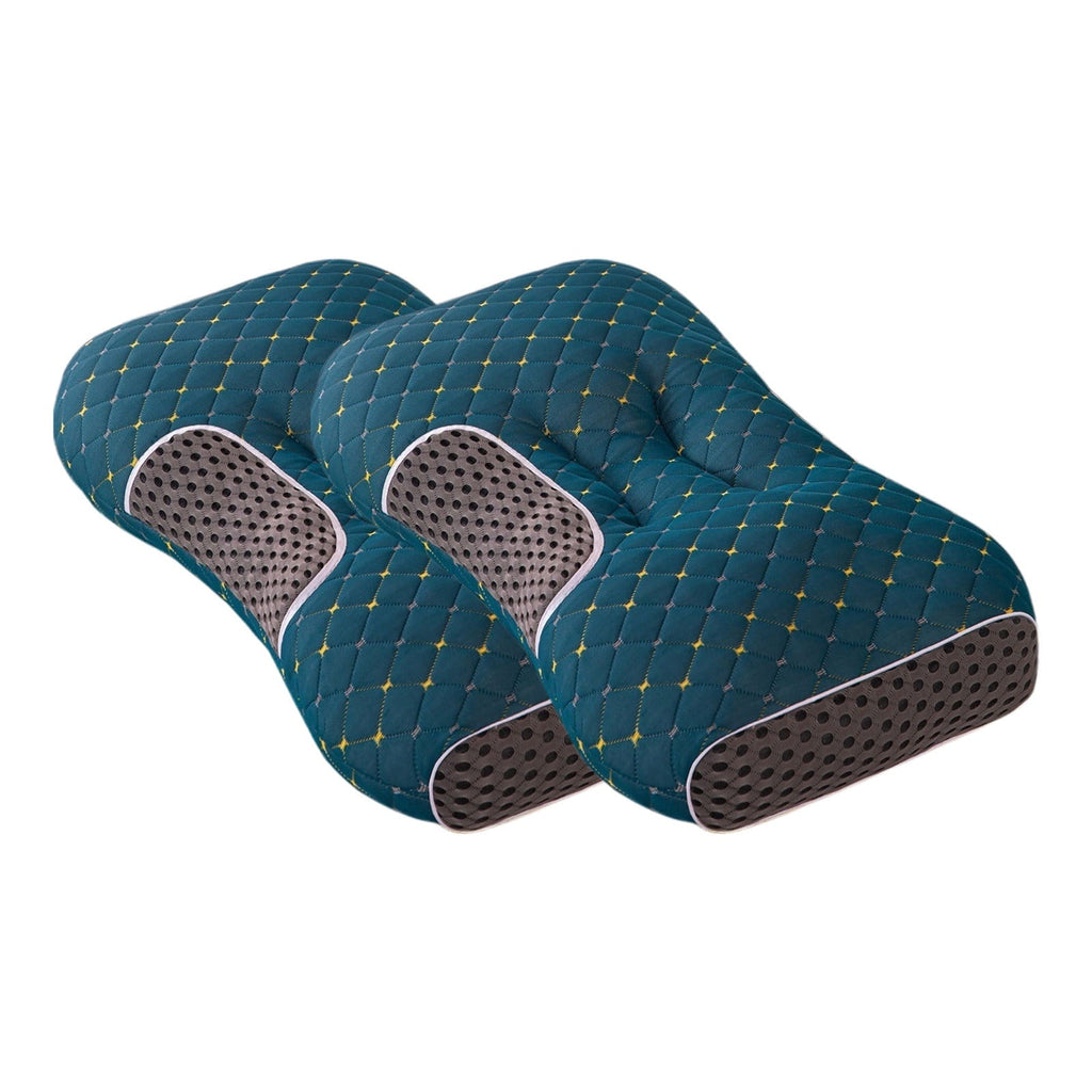 Hotel Collection 2-Pack Orthopedic Cervical Pillows For Deep Sleep Support - Non-Collapsing Memory Foam Pillow With Neck Pain Relief, ... - Orthopedic Shredded Foam Bed Pillow Set Detail