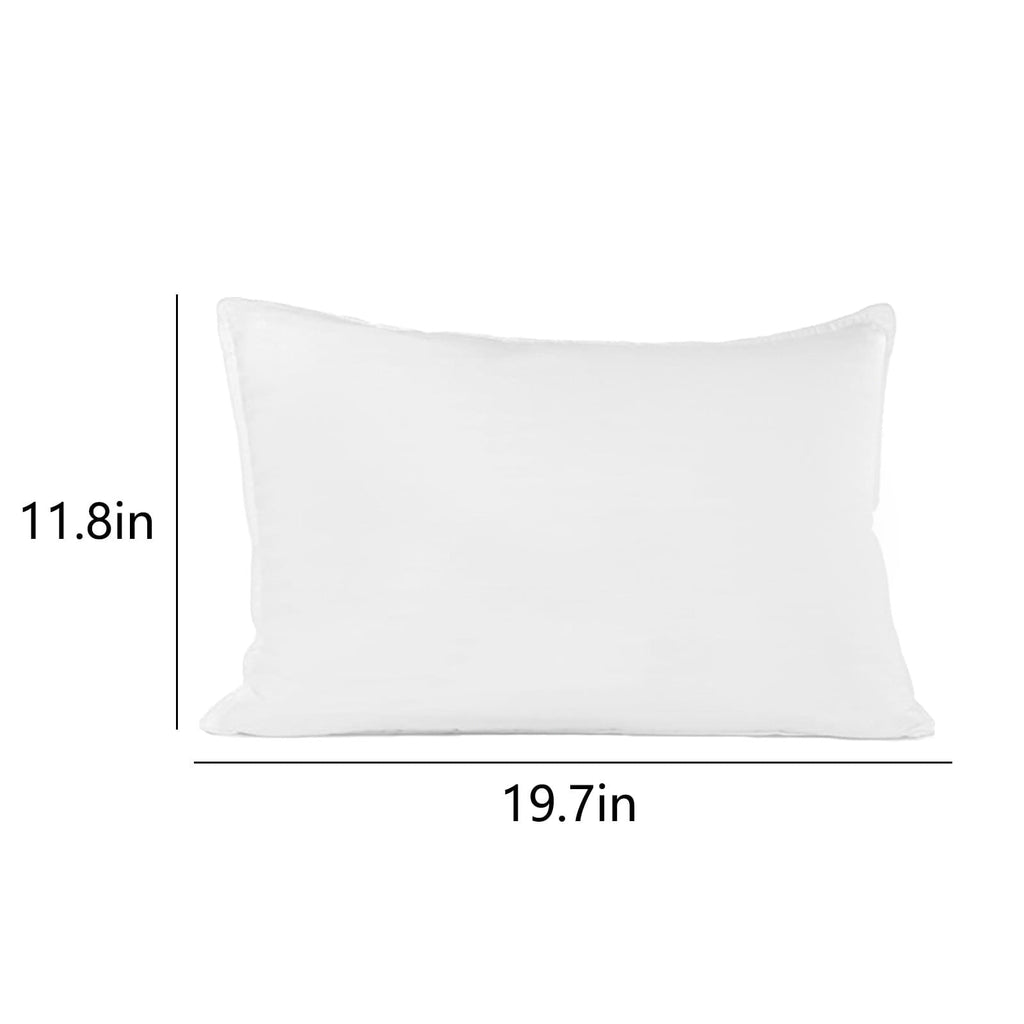 Decorative Plump Pillows Standard Size Set of 2, Bed Pillows for Sleeping, Standard Pillows 2 Pack for Back, Stomach or Side Sleepers,... - Ergonomic Memory Foam Pillow for Neck Pain Support Detail