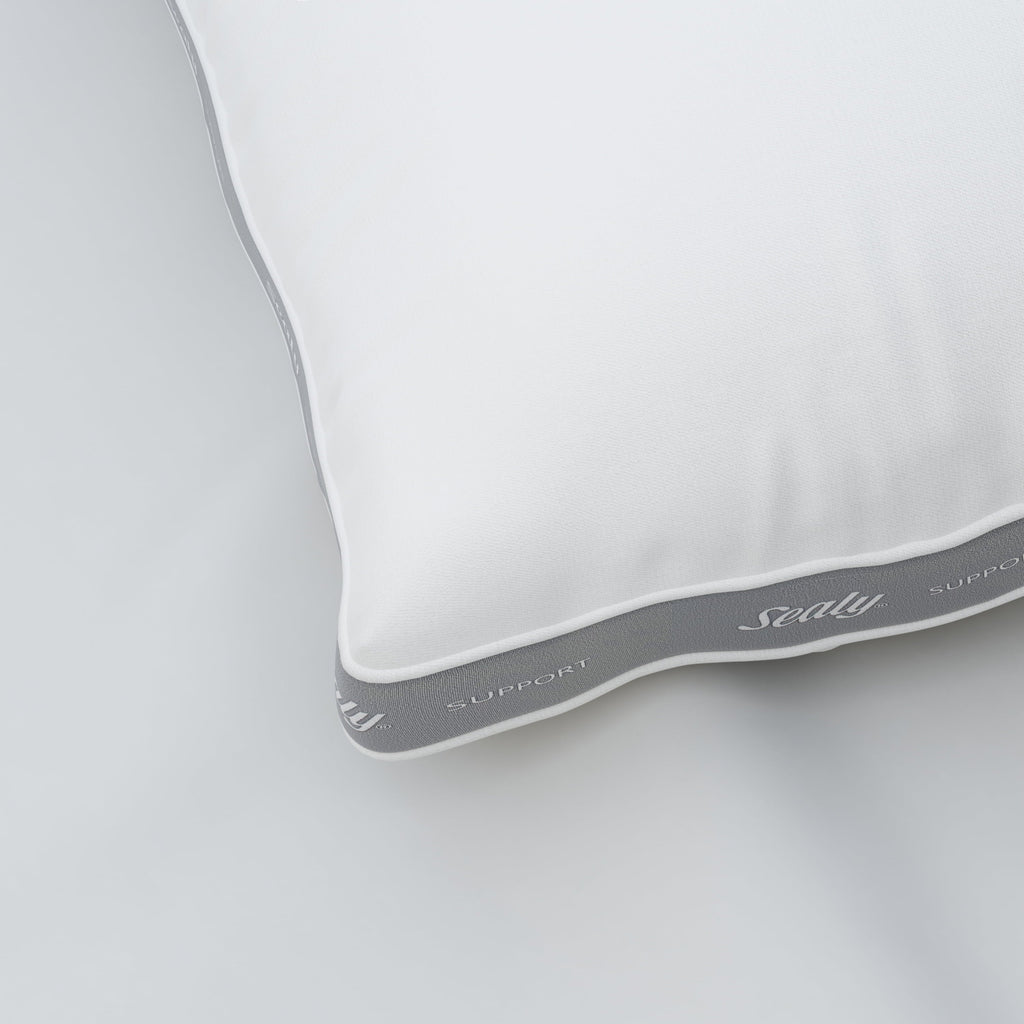 Hotel Collection Extra Firm Support Foam Core Pillow 2pk, King - Ergonomic Memory Foam Pillow for Neck Pain Support Detail