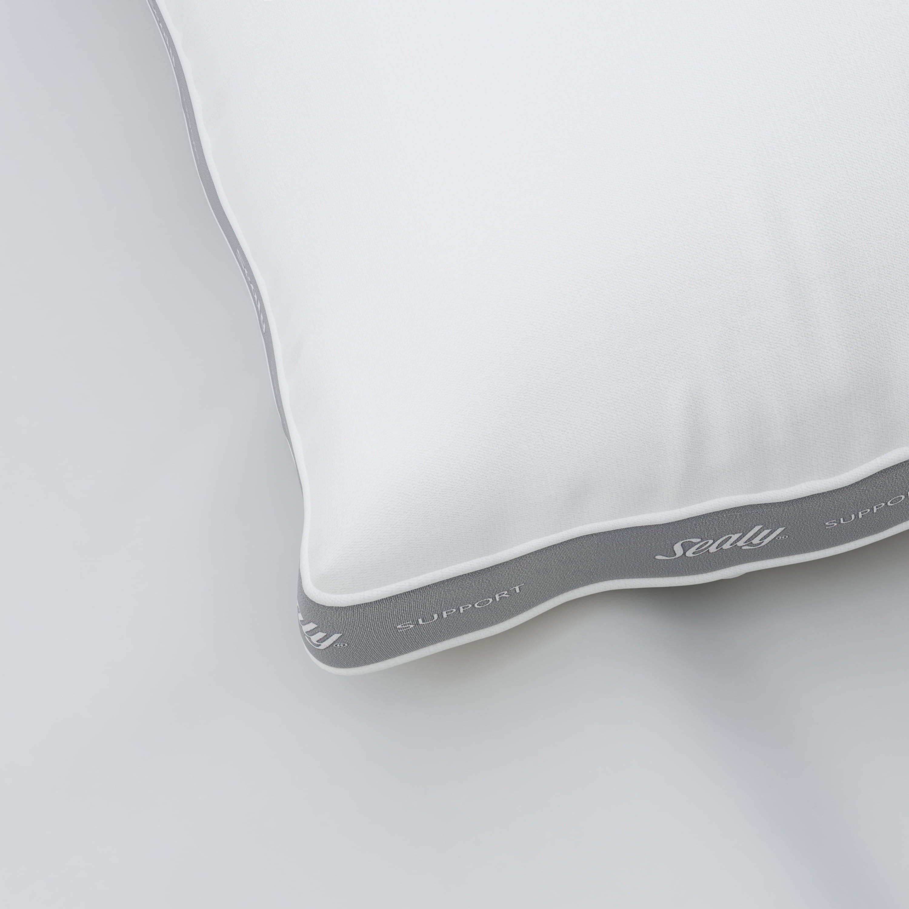 Hotel Collection Extra Firm Support Foam Core Pillow 2pk, King - Ergonomic Memory Foam Pillow for Neck Pain Support Detail