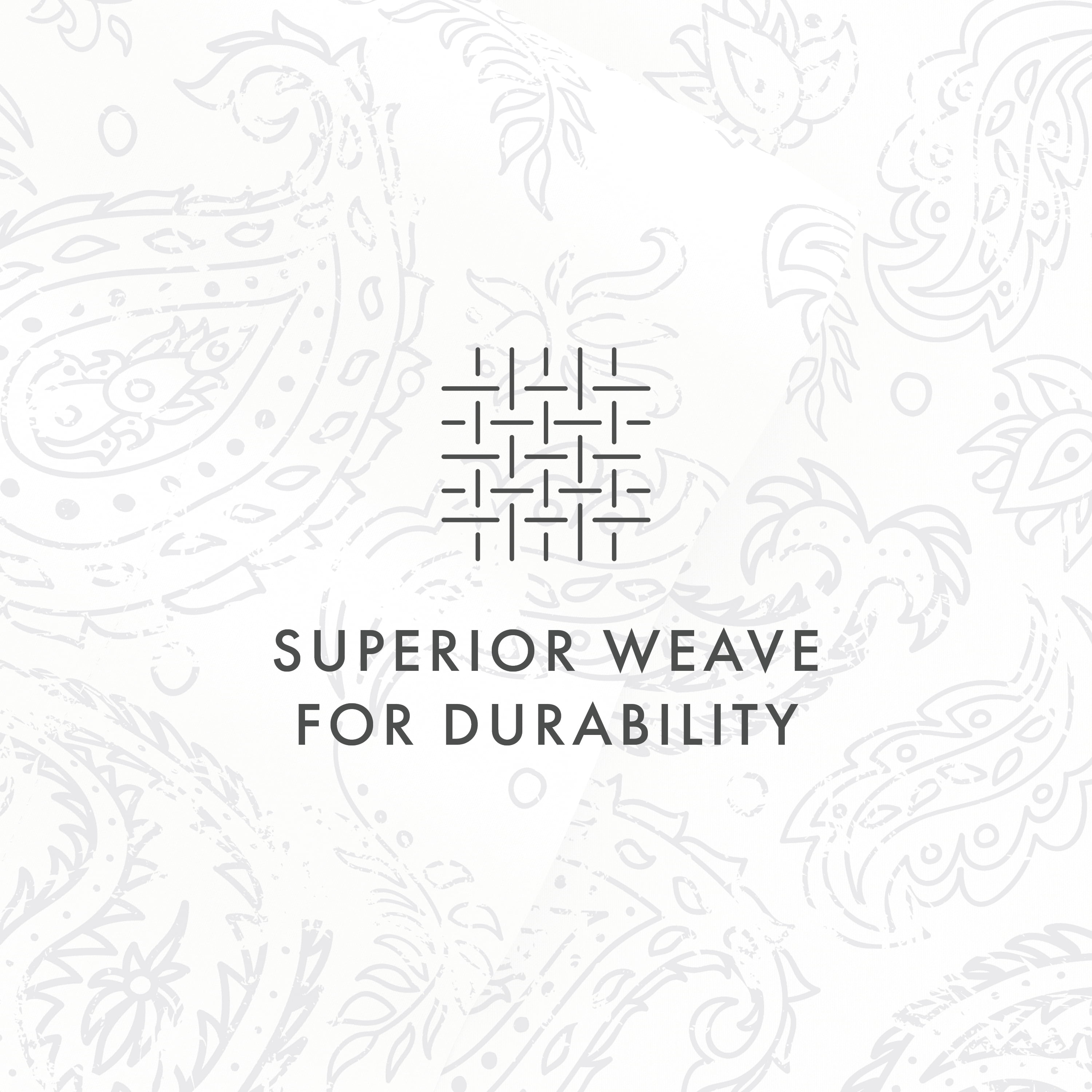 Ultra-Soft 4 Piece Pattern Microfiber Bed Sheets Set, Navy Coarse Paisley, Full - Premium Ultra-Soft Pillowcase Pair for Sleeping Detail