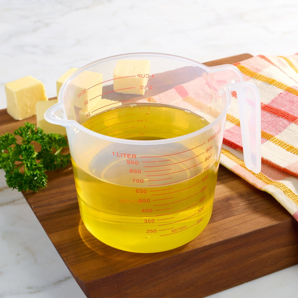 Premium Kitchen (12 pack) 4 Cup PP Plastic Measuring Cup, 32 oz, Clear - Kitchen Gadget Tool for Quick Food Prep Detail