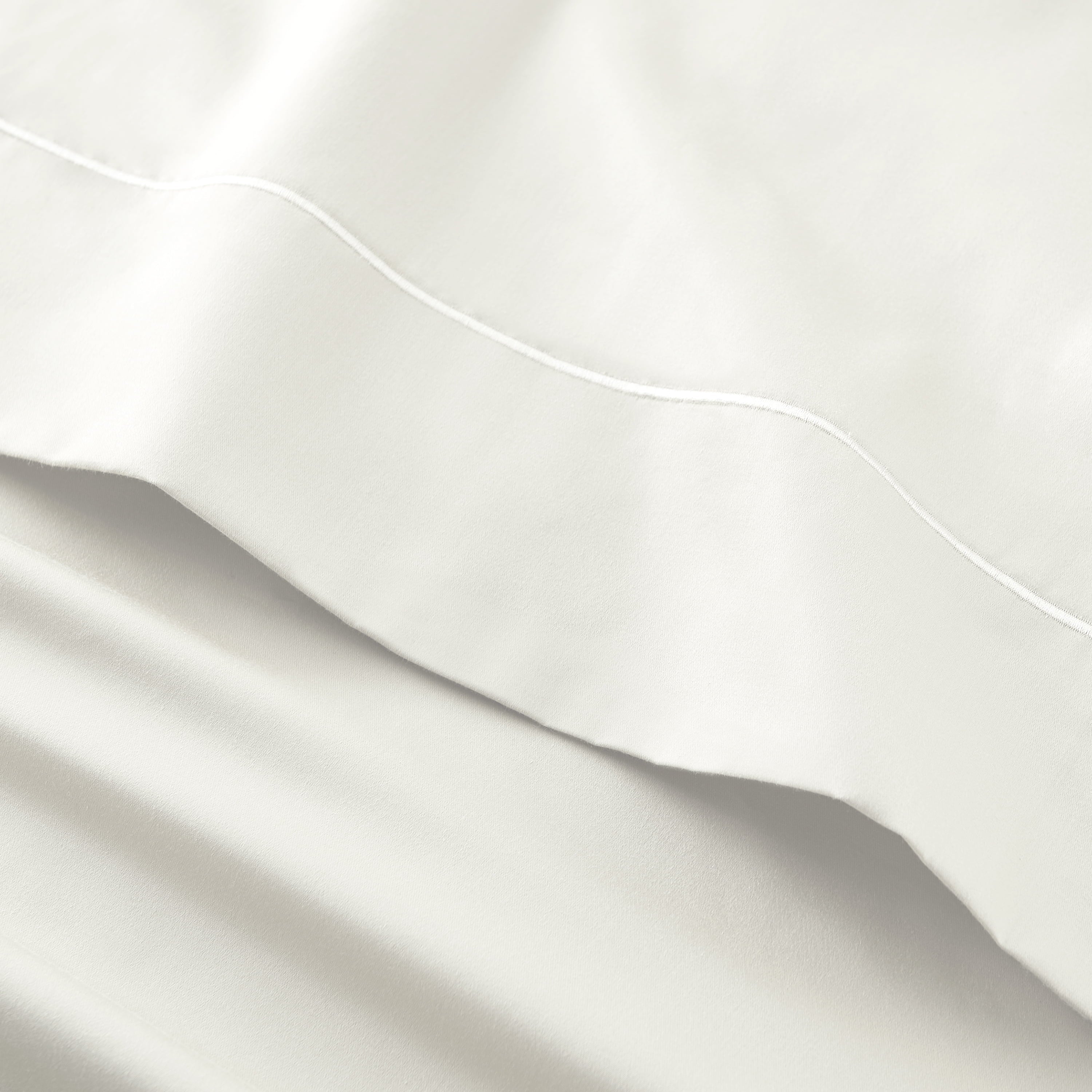 Ultra-Soft 4-Piece 400 Thread Count Vanilla Dream Performance Bed Sheet Set, King - Premium Ultra-Soft Pillowcase Pair for Sleeping Detail