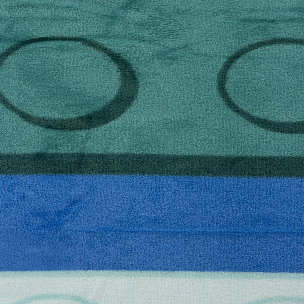 Lightweight Warm Master Builder Kids Blue Silk Touch Throw Blanket 62" x 90" Ultra-Soft and Cozy - Super Soft Reversible Sherpa Flannel Blanket Detail
