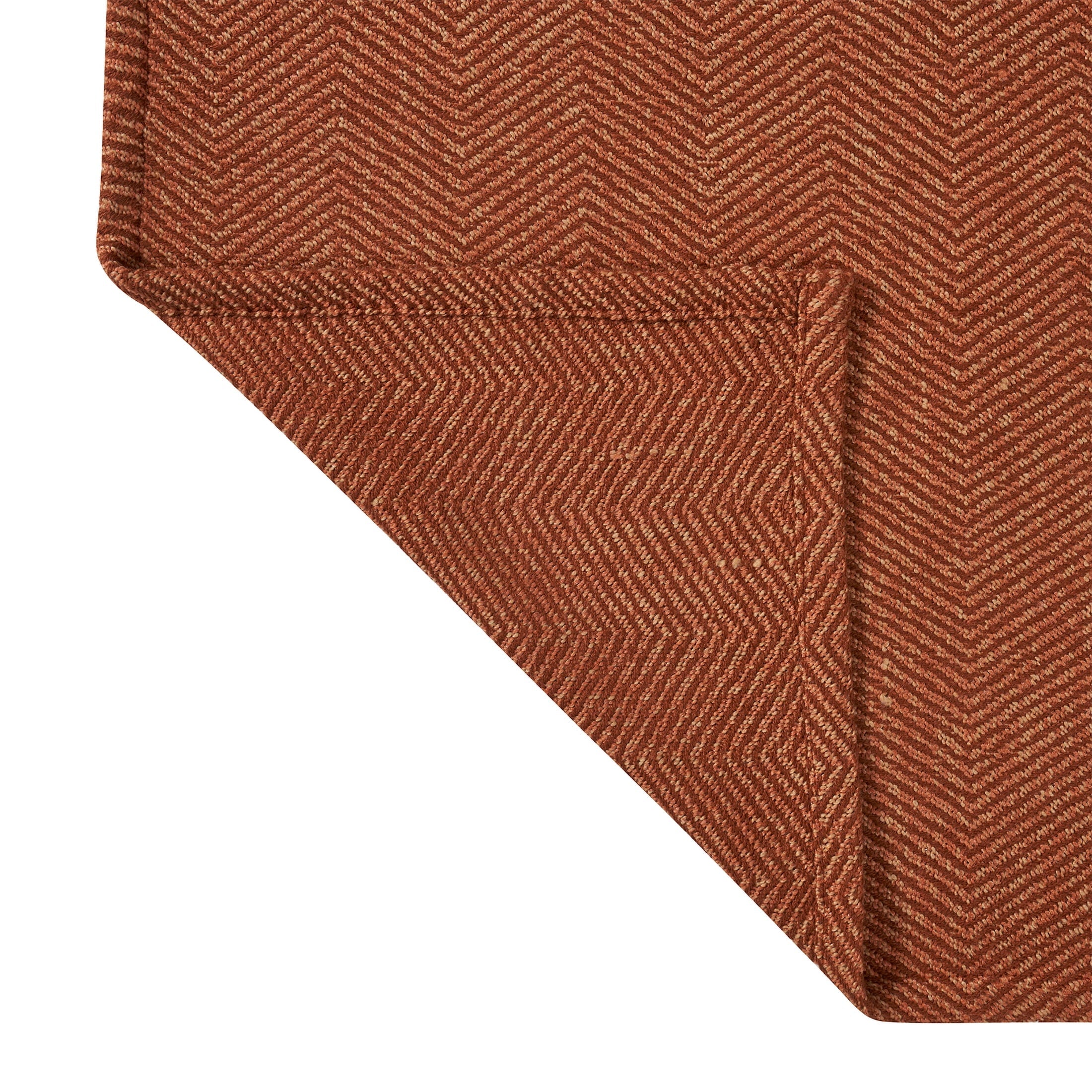 Decorative Knitted Beautiful Rust Woven Herringbone Throw , 50" x 60" - Cozy Fleece Throw Blanket for Couch & Bed Detail