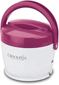 Portable Electric Crock-Pot Lunch Crock Portable Food Warmer 20oz – Pink S03U - Portable Electric Lunch Box Food Warmer - Pink