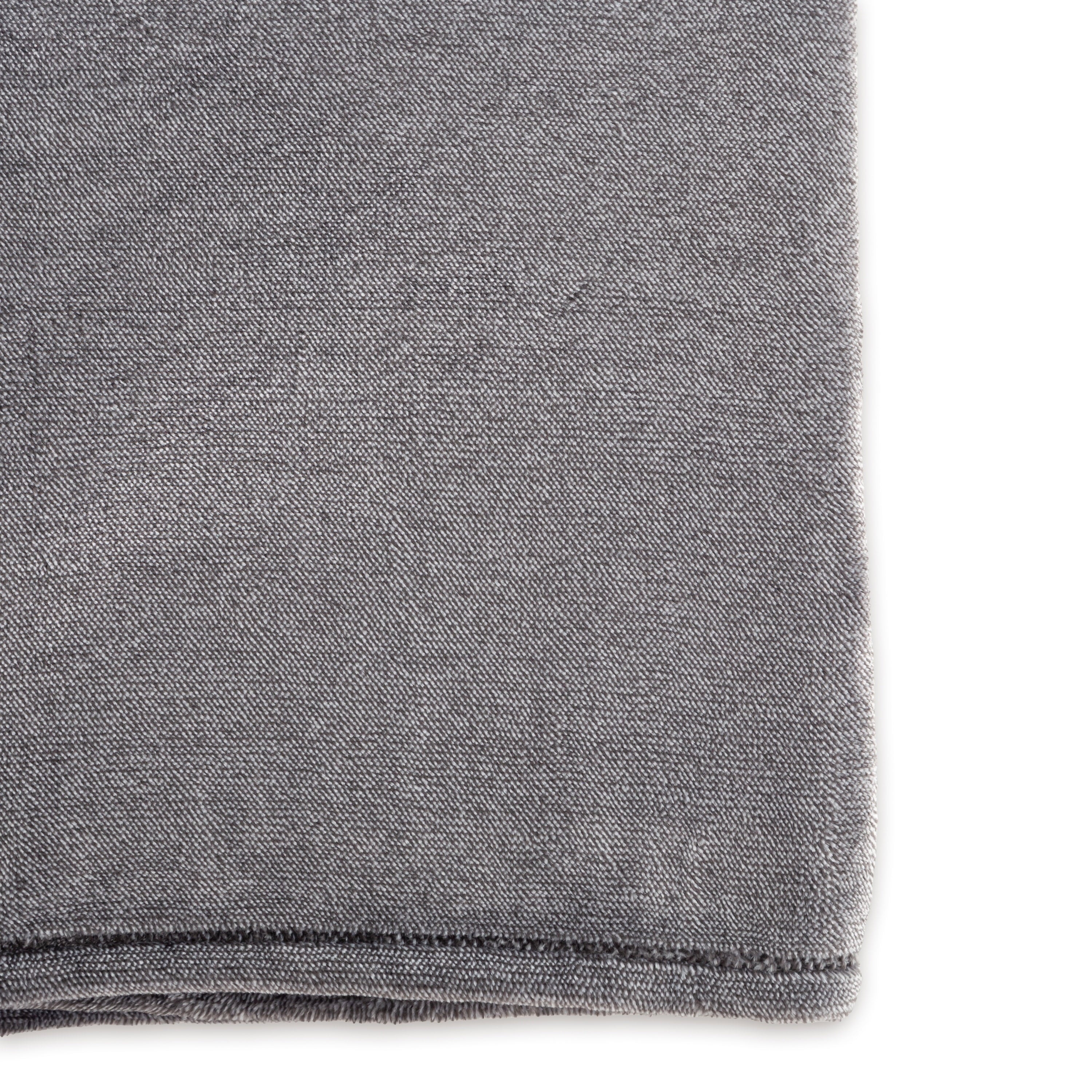 Lightweight Warm Plush Heathered Soft Oversized Throw Blanket, Gray - Super Soft Reversible Sherpa Flannel Blanket Detail