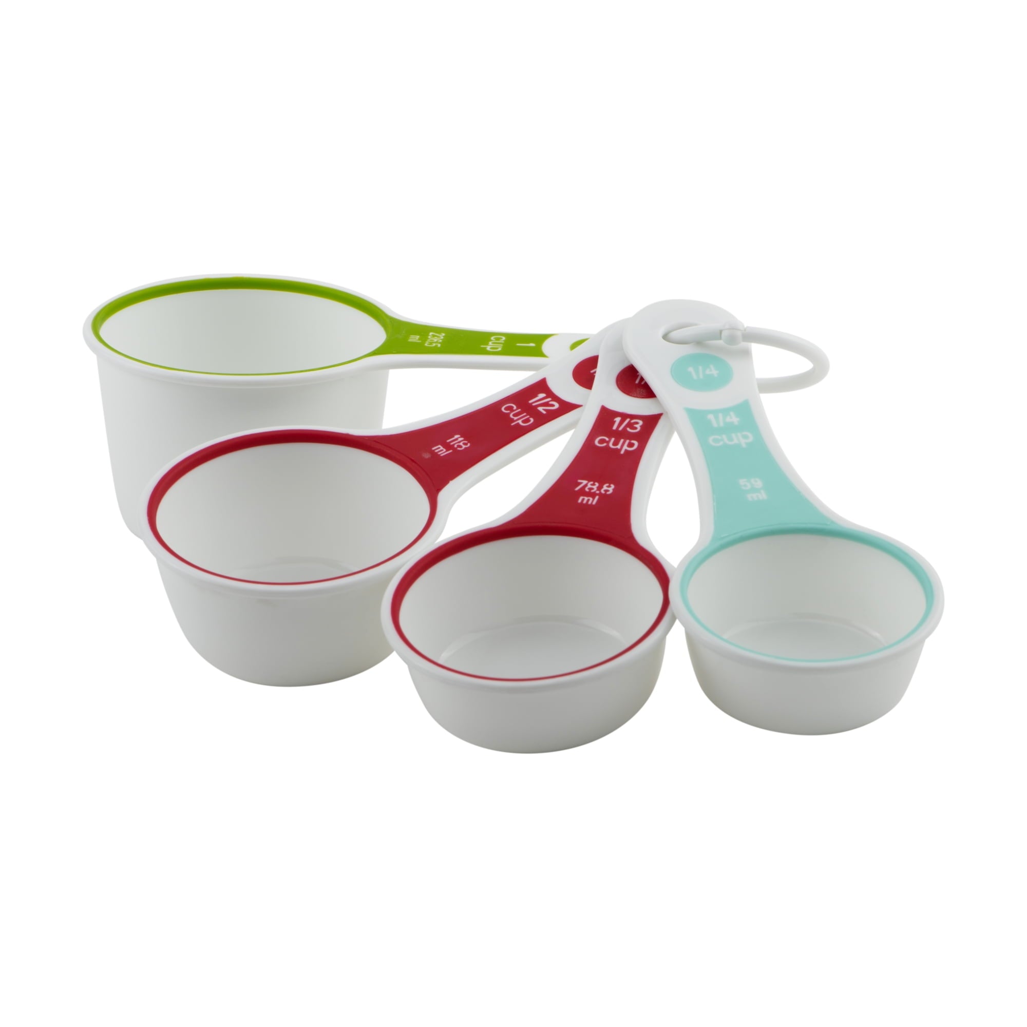 Premium Kitchen (3 pack) 4-Piece Measuring Cups Set, Multicolor - Kitchen Gadget Tool for Quick Food Prep Detail