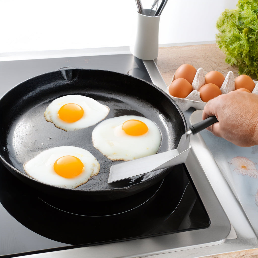 Chef-Quality Dishwasher safe 11.81 in Stainless Steel Kitchen Spatula - Heavy Duty Stainless Steel Kitchen Shears Detail