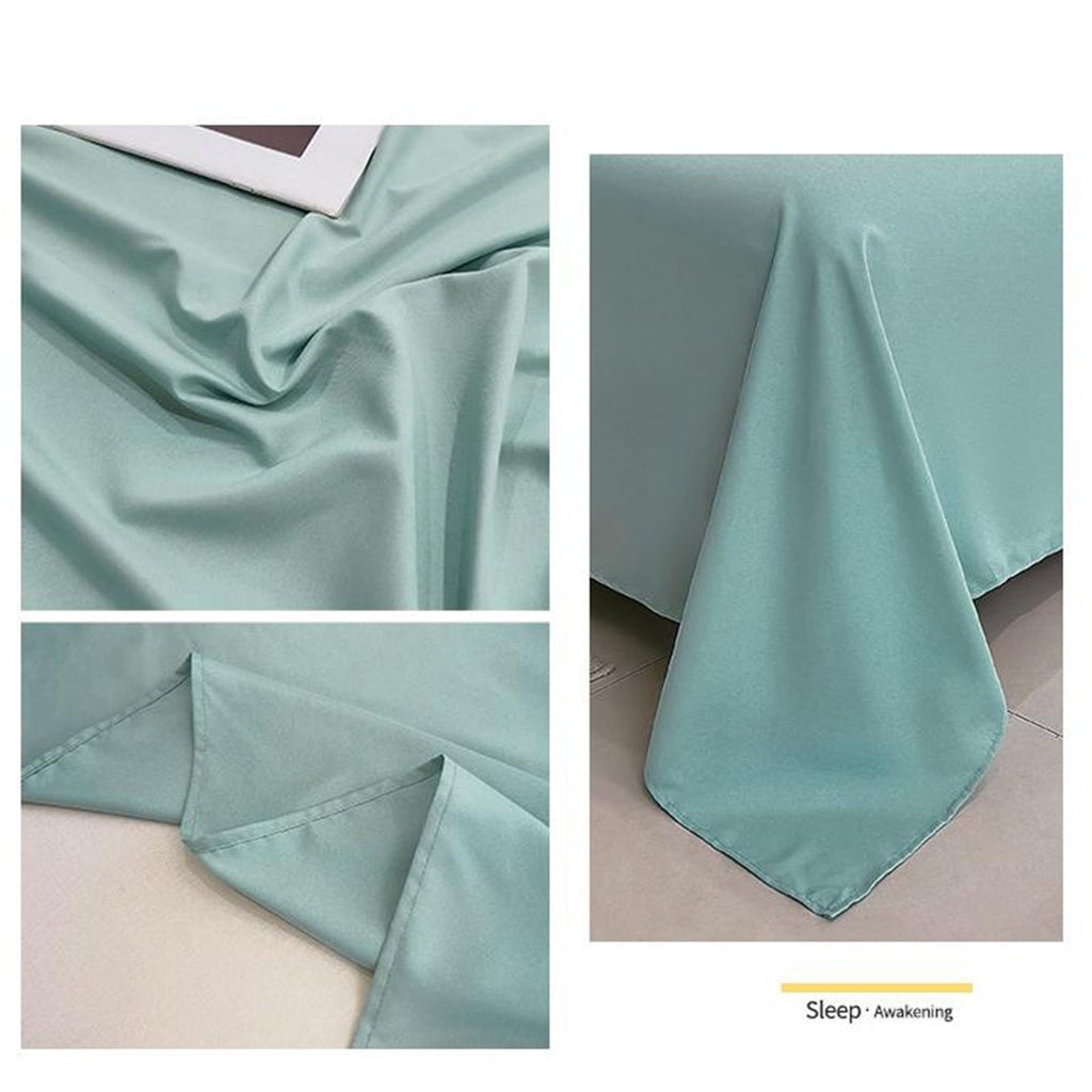 Premium Egyptian Cotton Under $5 Clearance! InsCrazy Bed Sheet, 100% Cotton Household Solid Color, Soft and breathable Bed Sheet Piece 66 x 96" - Breathable Egyptian Cotton Flat & Fitted Sheets Detail
