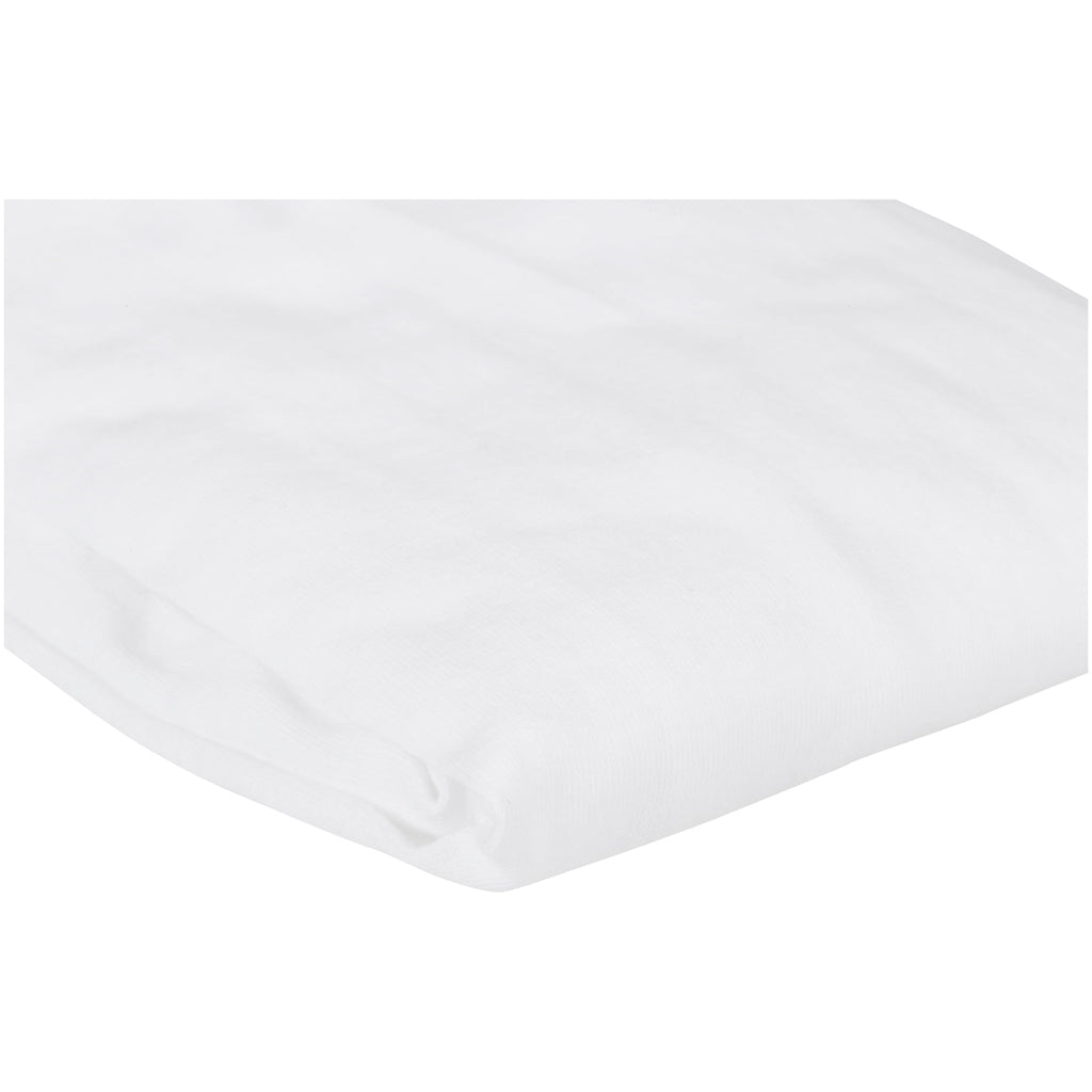 Ultra-Soft TL Care 100% Natural Breathable Cotton Jersey Knit Fitted Bassinet Sheet, White, 15" x 33", Soft Breathable, for Boys... - Cooling Hotel Quality Bedding Sheets and Pillowcases Detail
