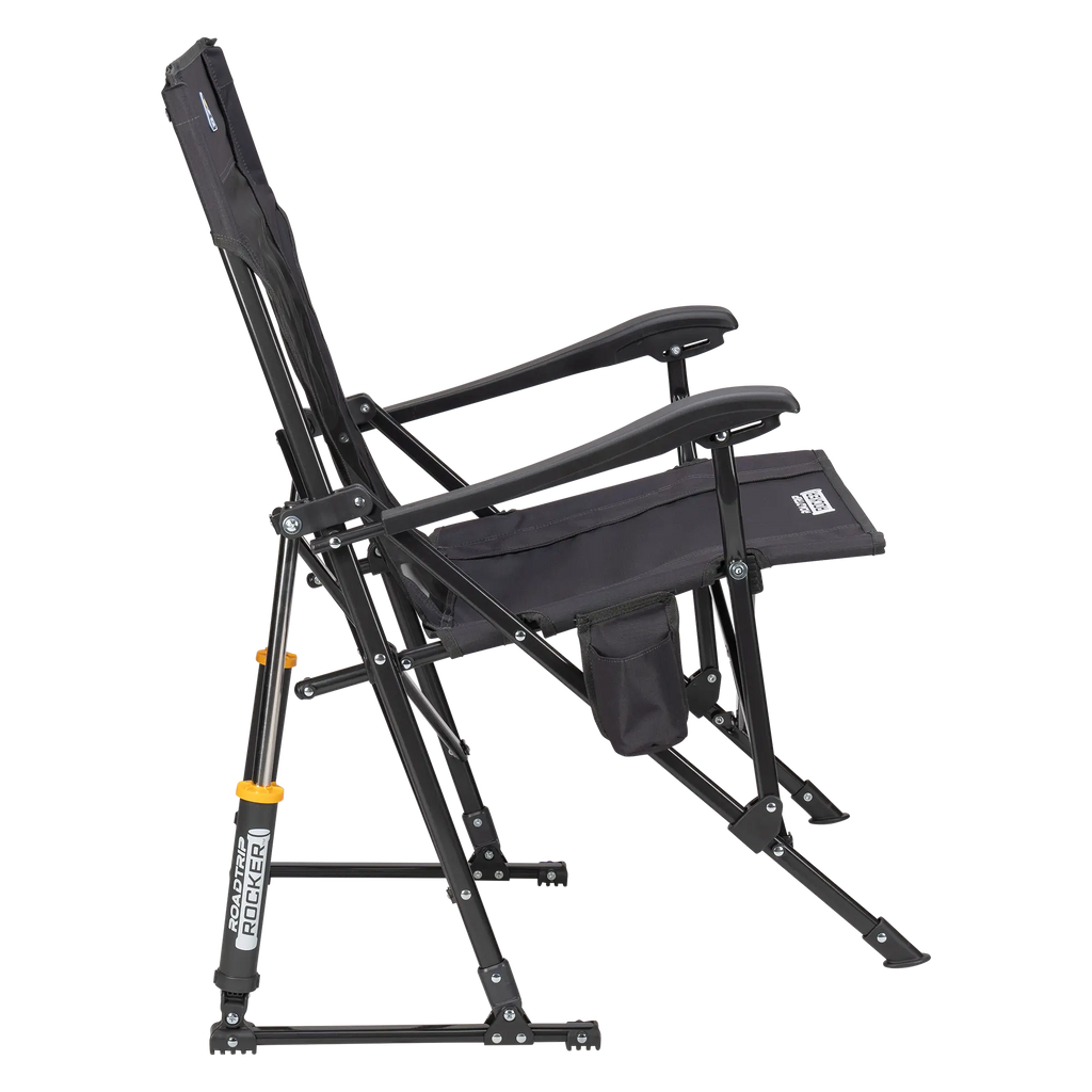 Luxury Camp RoadTrip Rocker - Choice 855 - Patented Spring-Action Rocking Chair for Camping Detail