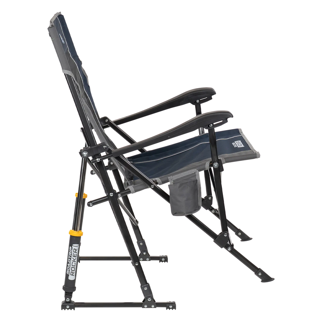 Luxury Camp RoadTrip Rocker - Choice 855 - Patented Spring-Action Rocking Chair for Camping Detail