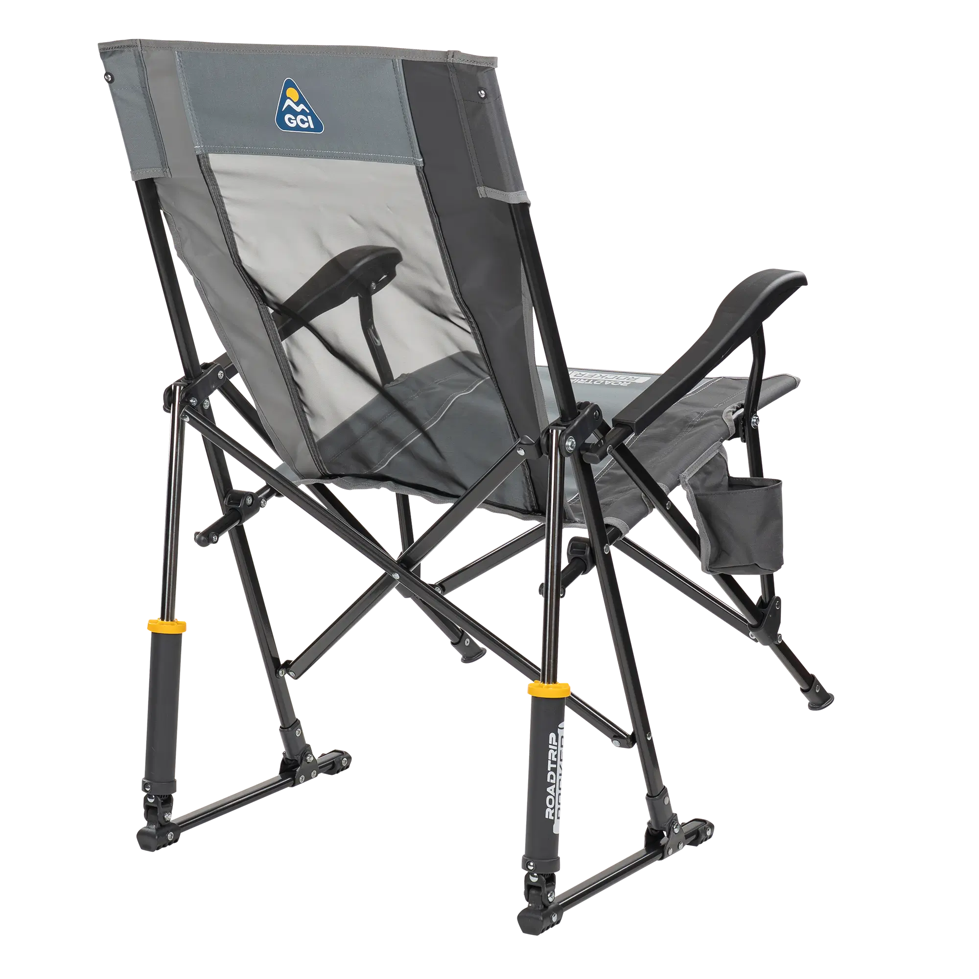 Luxury Camp RoadTrip Rocker - Choice 855 - Patented Spring-Action Rocking Chair for Camping Detail