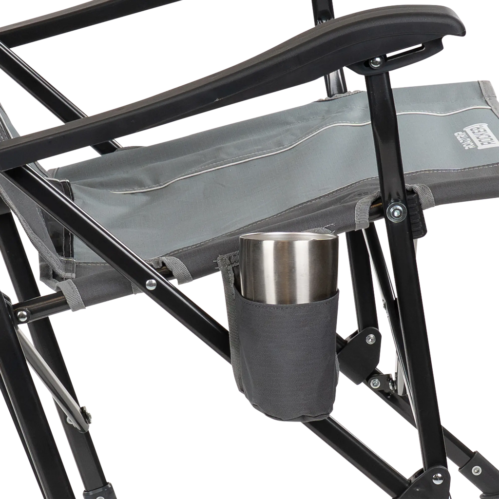 Luxury Camp RoadTrip Rocker - Choice 855 - Patented Spring-Action Rocking Chair for Camping Detail