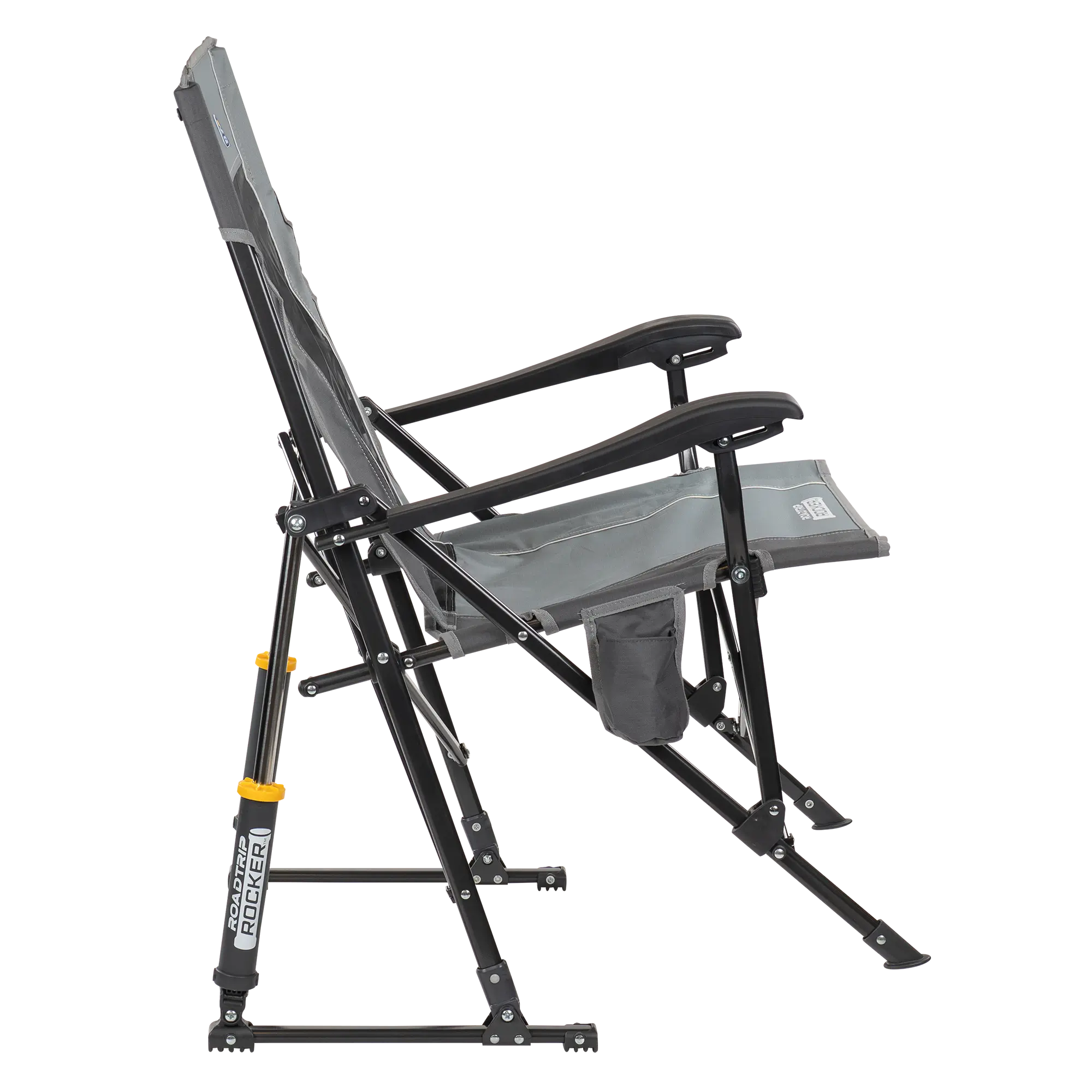 Luxury Camp RoadTrip Rocker - Choice 855 - Patented Spring-Action Rocking Chair for Camping Detail