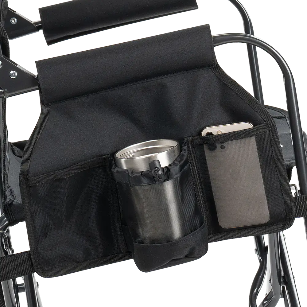 Smooth Motion Stowaway Rocker - Choice 794 - Heavy-Duty Kickback Rocker with Beverage Holder Detail