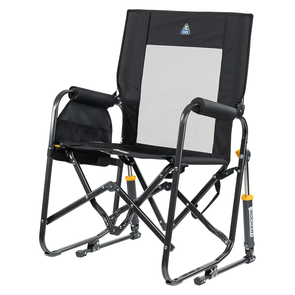 Smooth Motion Stowaway Rocker - Choice 794 - Heavy-Duty Kickback Rocker with Beverage Holder Detail