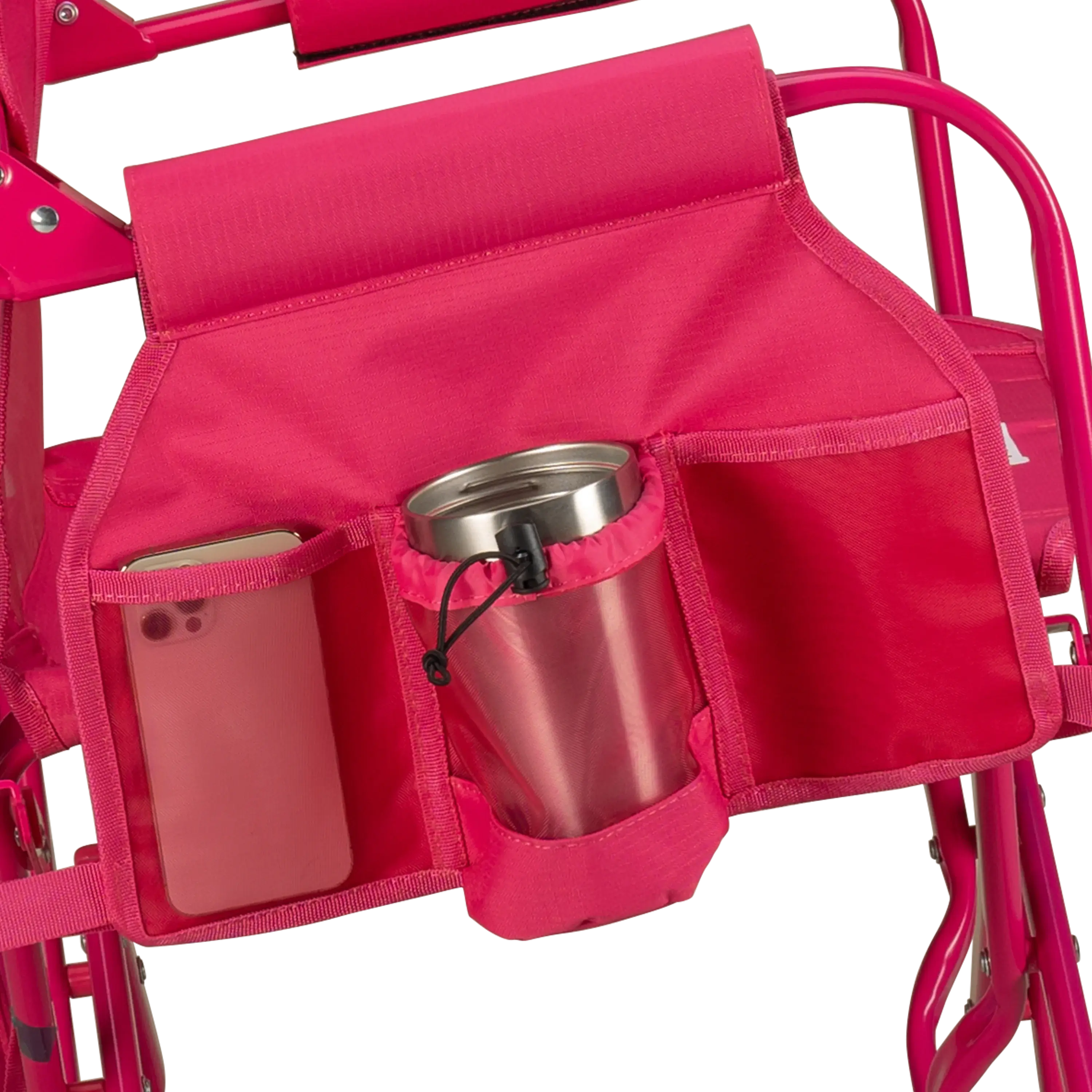 Smooth Motion Stowaway Rocker - Choice 794 - Heavy-Duty Kickback Rocker with Beverage Holder Detail