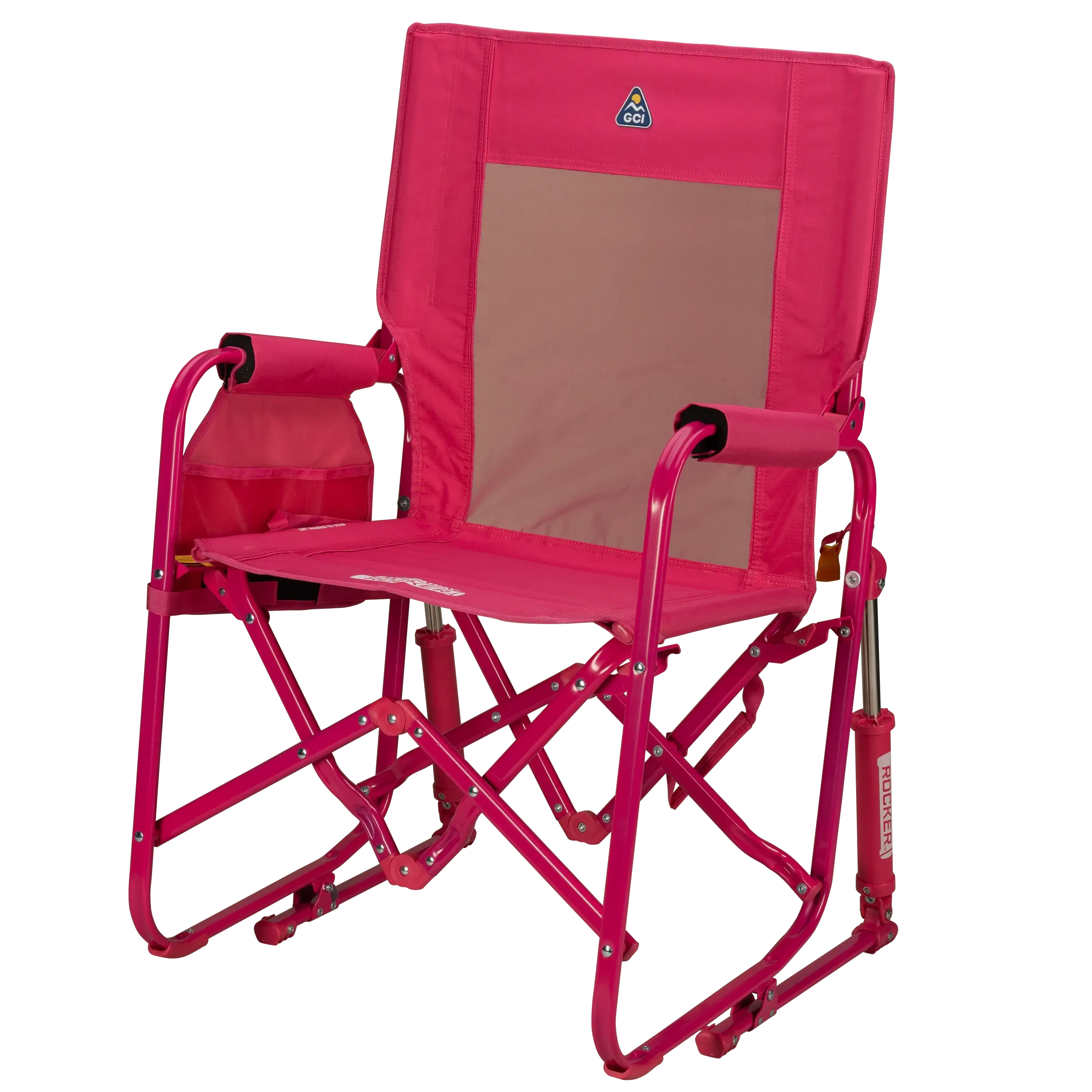 Smooth Motion Stowaway Rocker - Choice 794 - Heavy-Duty Kickback Rocker with Beverage Holder Detail