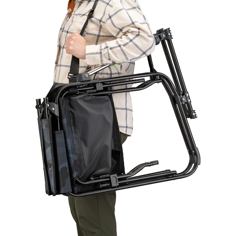 Smooth Motion Stowaway Rocker - Choice 794 - Heavy-Duty Kickback Rocker with Beverage Holder Detail